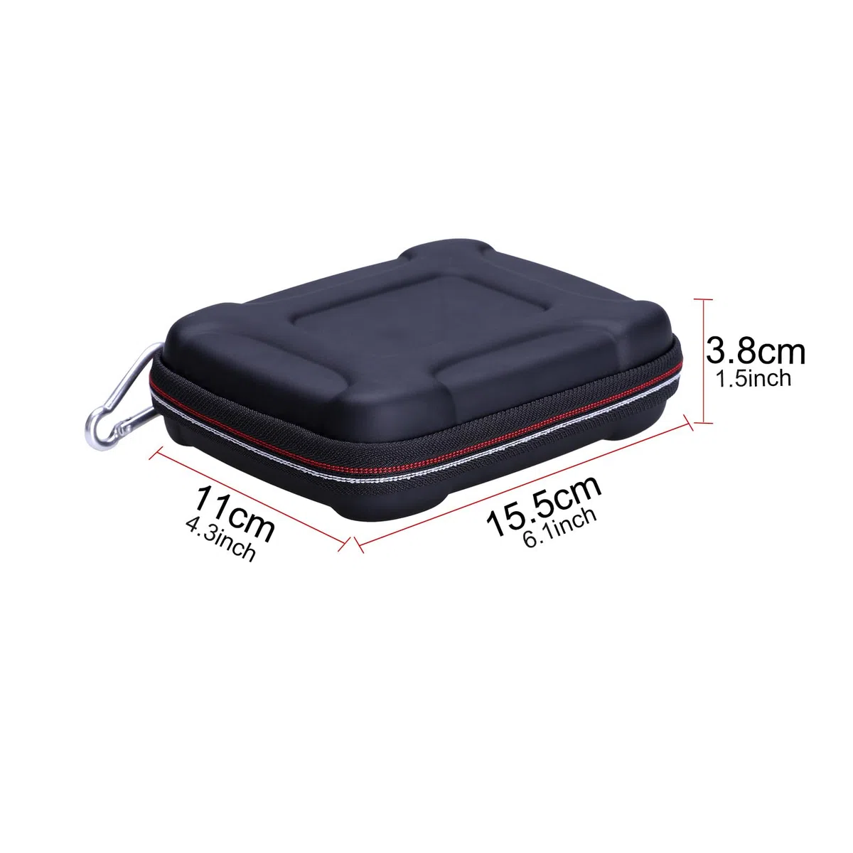 XANAD Custodia per Samsung T7/Shield/T9/ Netac ZX20 / Crucial X9/X10 Pro/Toshiba 512GB 1TB 2TB 4TB External SSD Nero