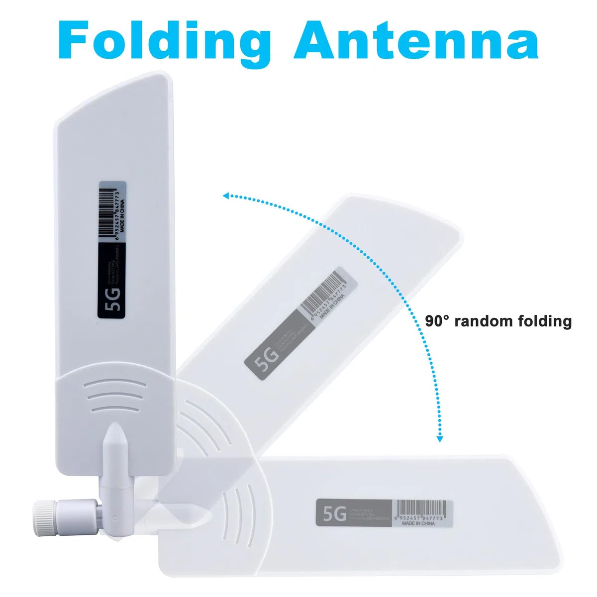 Antenna 5G 4G LTE 12dbi SMA Maschio Omnidirezionale WLAN Home Outdoor Amplificatori di Segnale per WiFi Router Booster e Monitor FPV Adattatore USB 2 Pack