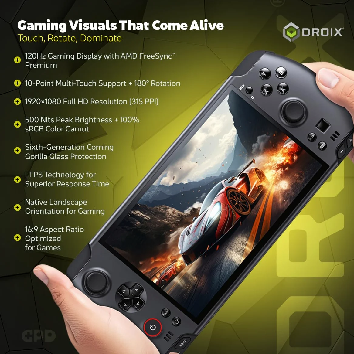 GPD WIN 5 PC portatile da gioco | AMD Ryzen AI Max+ Ryzen 395 | 32GB LPDDR5X RAM, 2TB SSD | Scheda grafica Radeon 8060S | PC portatile per giochi AAA ed emulazione
