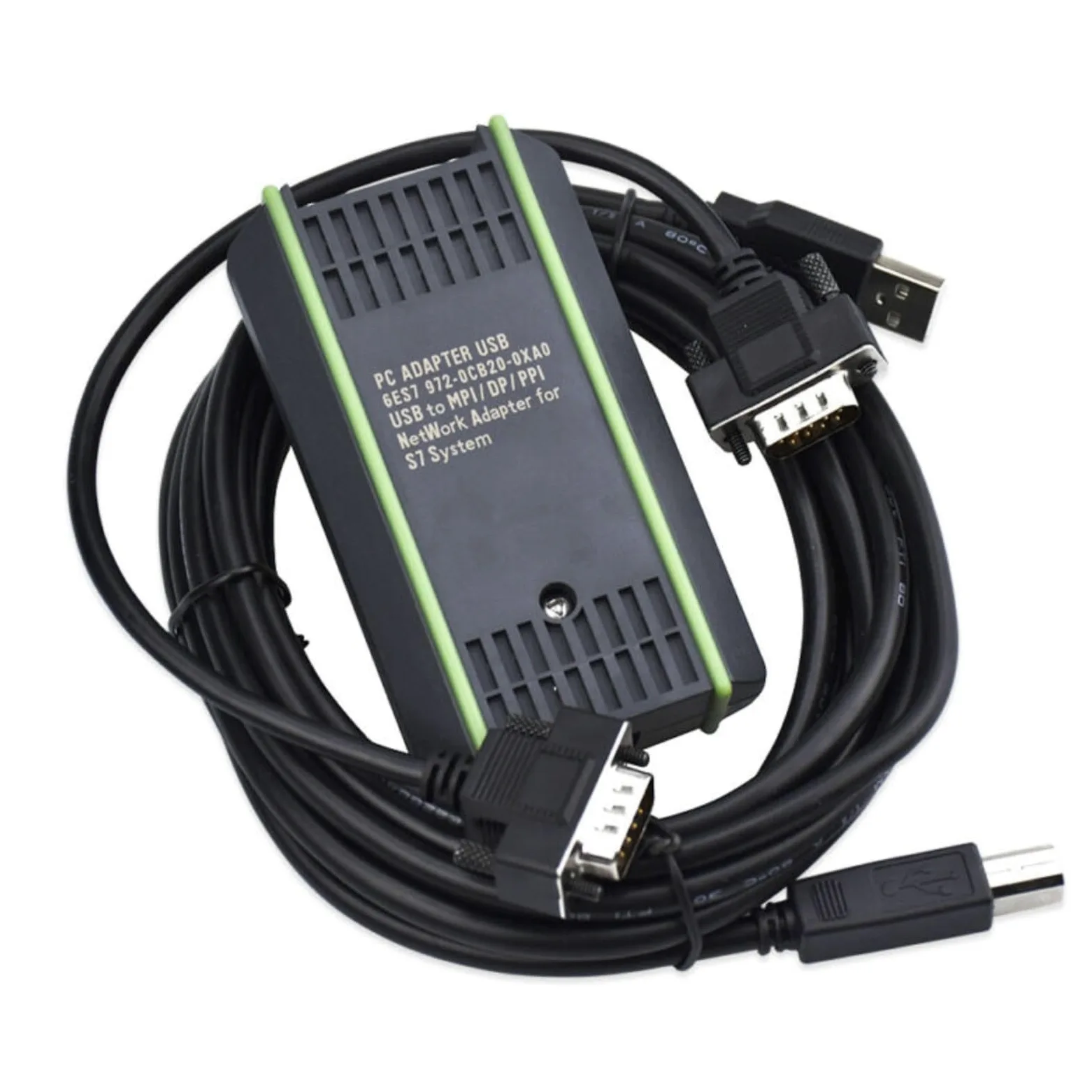 Cavo USB adattatore PC per Siemens serie S7-200 S7-300 S7-400 con guscio in PVC ignifugo Baud Rate corrispondente 3 metri per sistemi di controllo di fabbrica