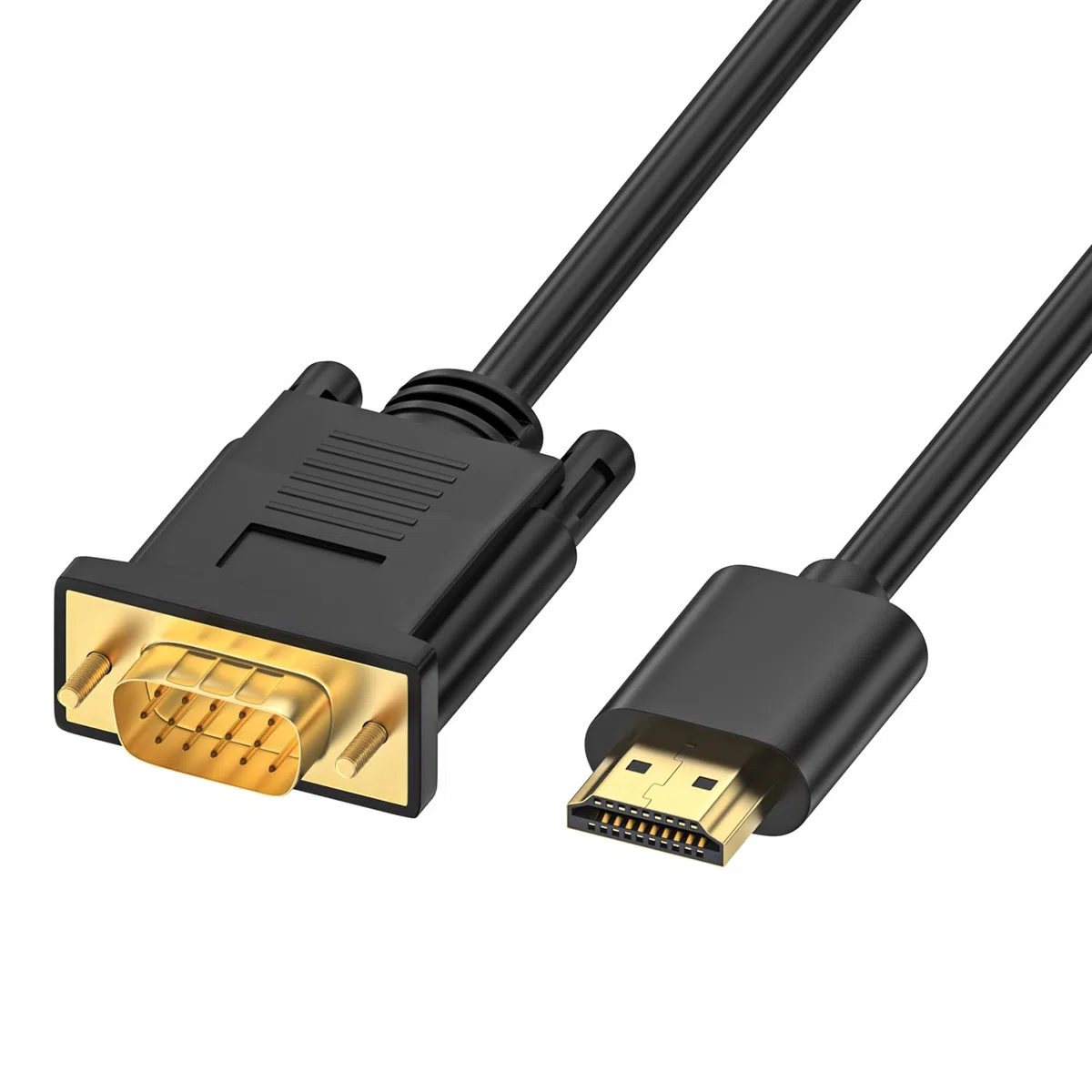 Loydia Cavo da HDTV a VGA, 1080P Cavo Adattatore da HDTV a VGA, cavo Monitor da vga a Displayport, compatibile con Computer, Desktop, Laptop, PC, Monitor, Proiettore (1M)