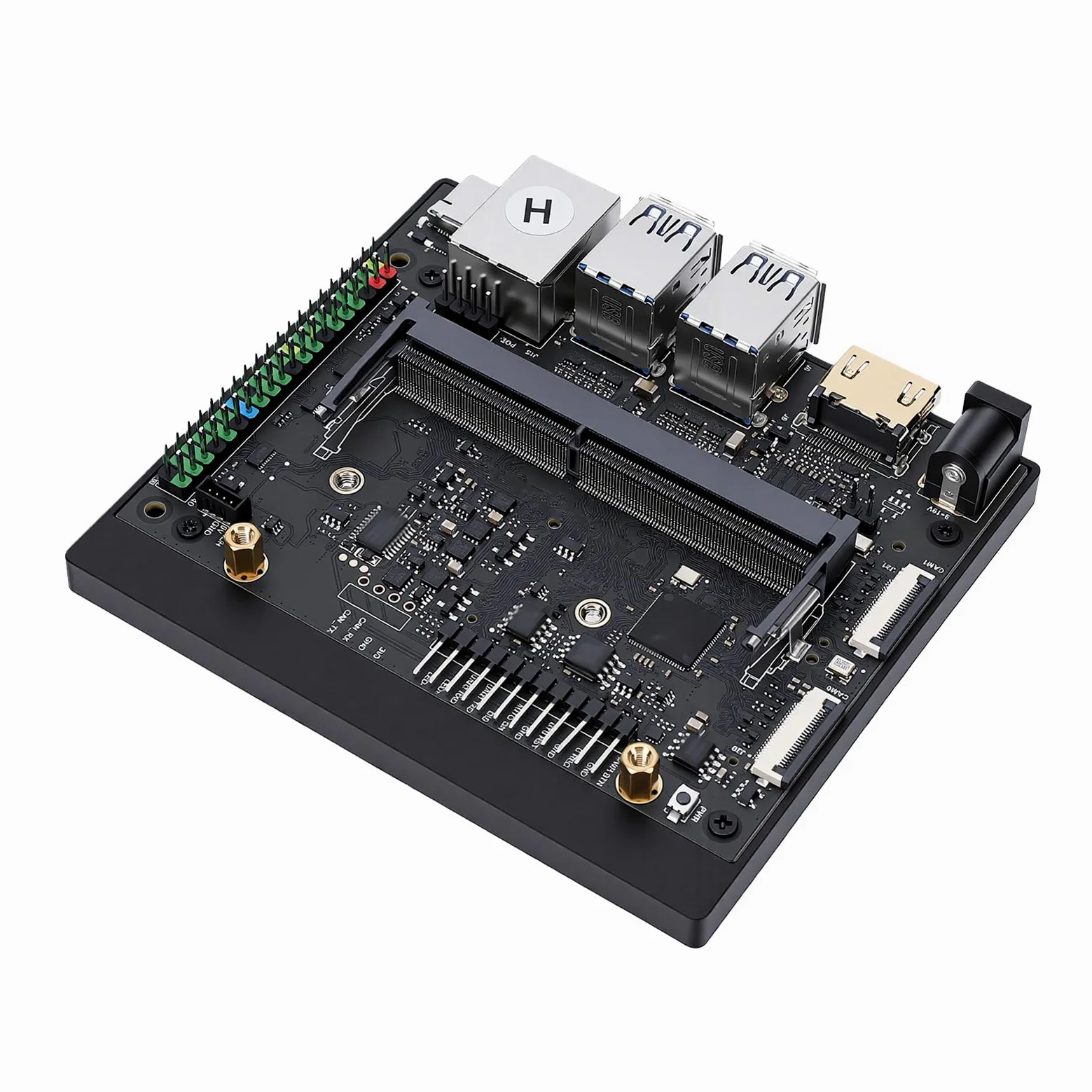 Generic Scheda di Sviluppo AI con connettività Estesa per Scheda PCB Super Carrier Orin NX, Potente Supporto per Applicazioni AI, Adatta a Ingegneri e Sviluppatori