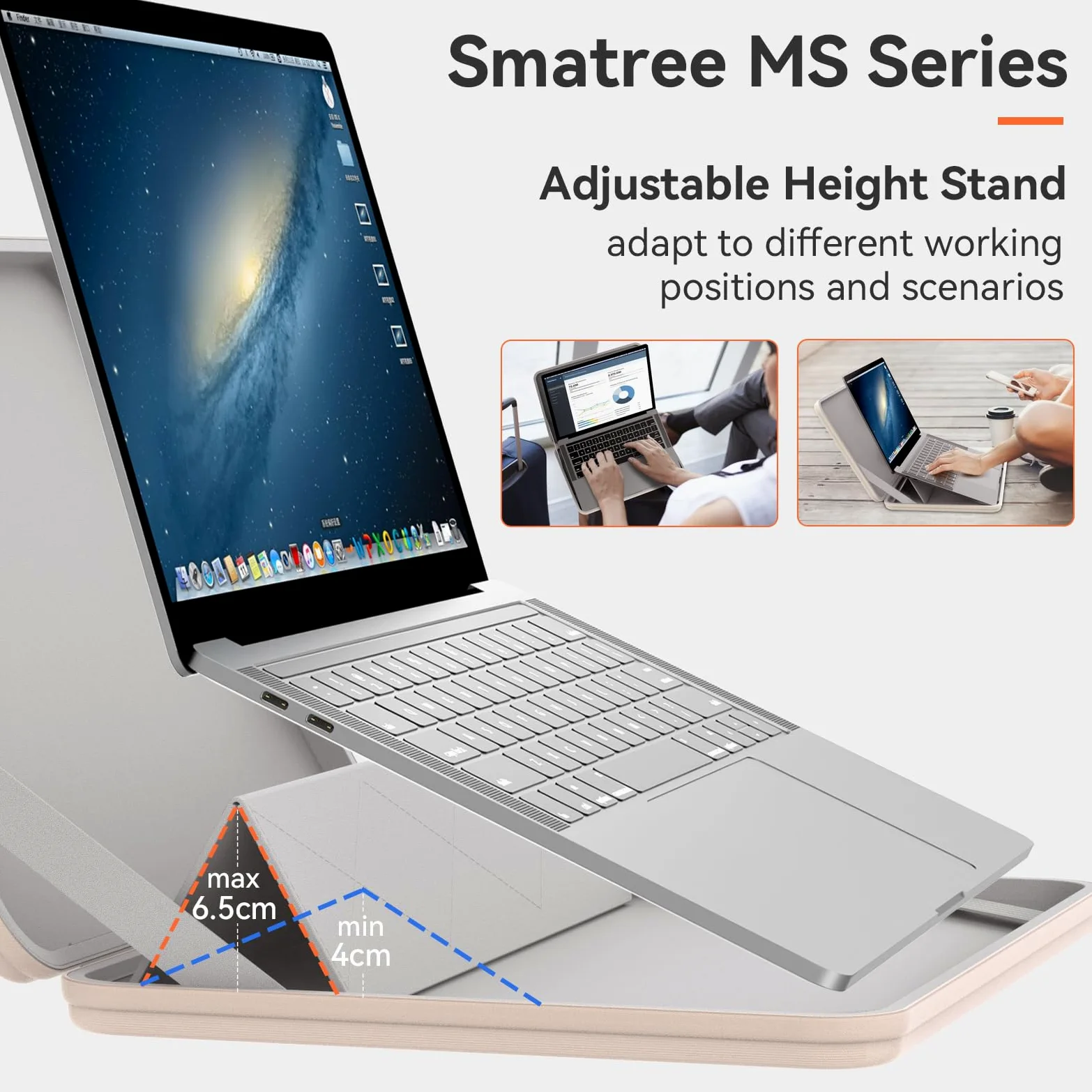 Smatree MS49TW - Custodia protettiva rigida per laptop da 14", compatibile con Dell XPS 14/Latitude, Lenovo IdeaPad/ThinkBook, HP Elite/Elitebook/ProBook, ASUS Vivobook, MSI/ACER/GIGABYTE, bianco