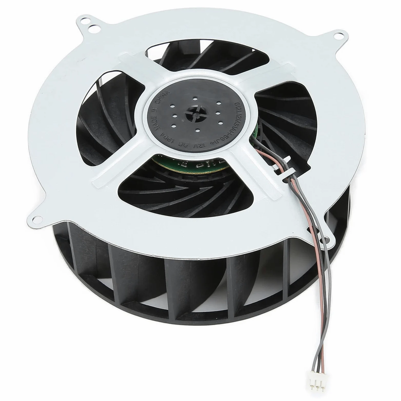 Ventola di Raffreddamento per Console, Ventola di Raffreddamento Interna 12V 1.9A di Ricambio 17 Lame per Console di Gioco Cooler per 5