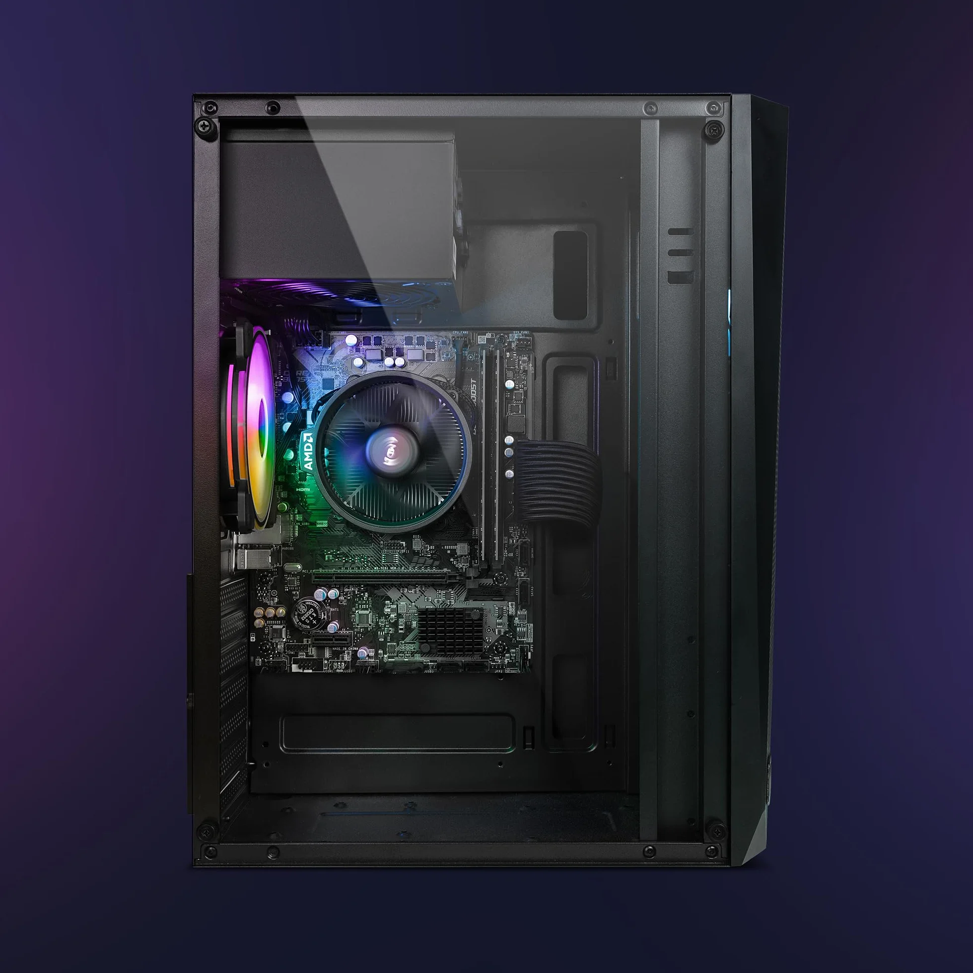 Vibox I-28 PC Gaming Completo • Schermo da 22 pollici • AMD Ryzen 3 3200G 4 cores • Radeon Vega 8 • 16GB RAM • 500GB SSD • Windows 11 • WiFi 6 + Bluetooth 5.4