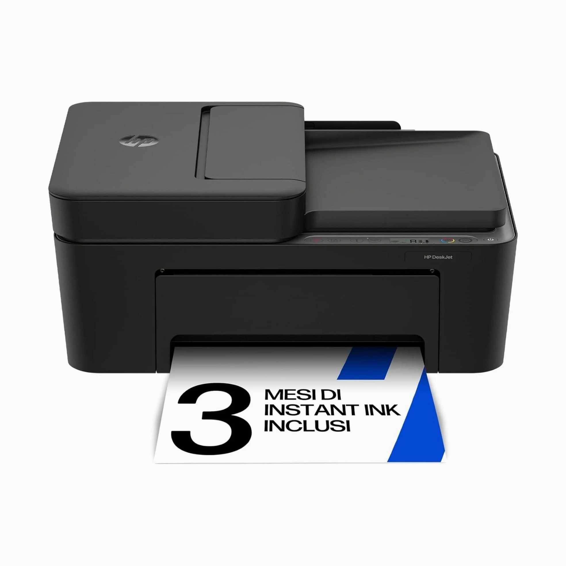 HP DeskJet 4320 A24HMB, Stampante Multifunzione a Getto d'Inchiostro A4 a Colori, Fronte e Retro Manuale, 8,5 ppm, Wi-Fi, ADF, 3 Mesi di Inchiostro Instant Ink Inclusi, Nera