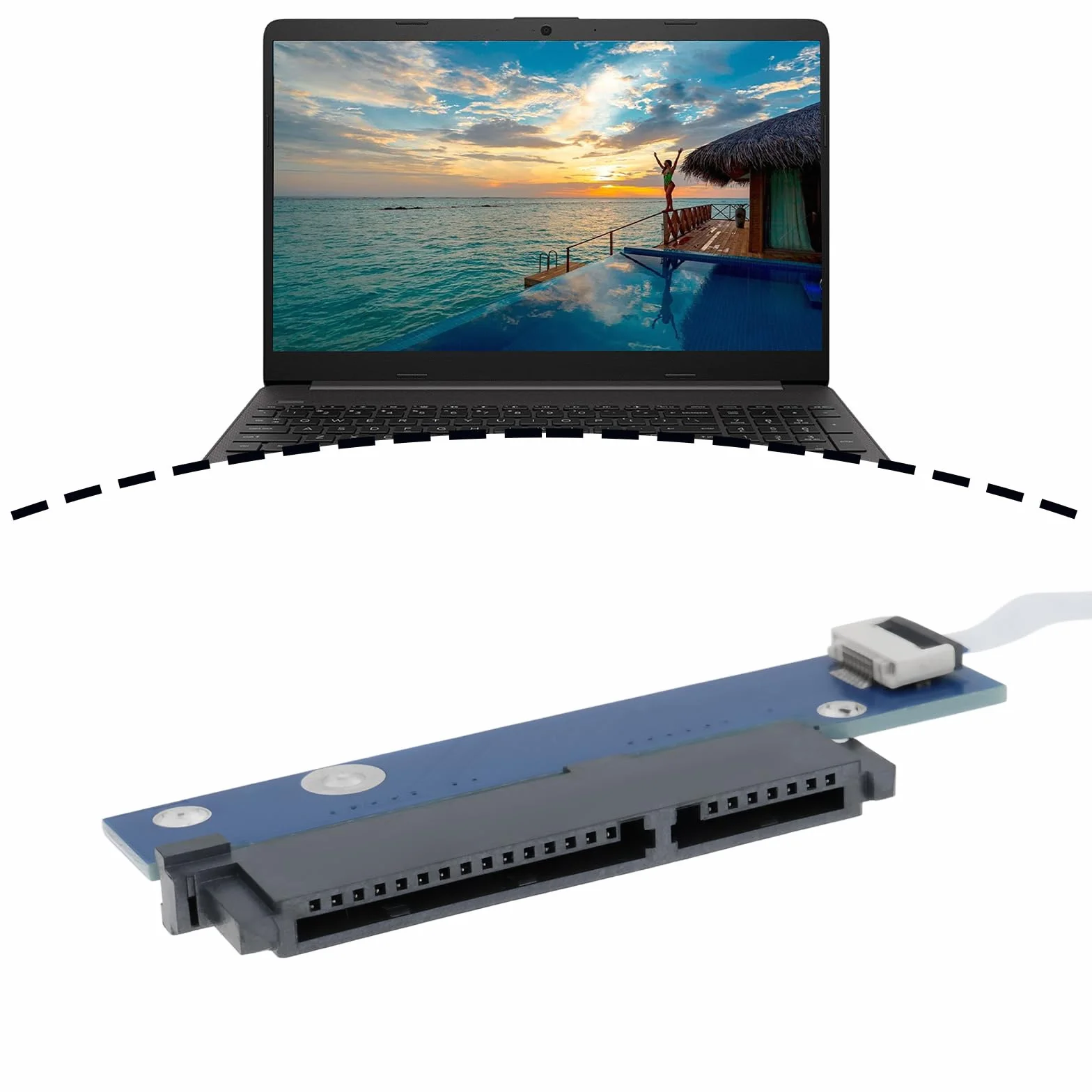EMSea Laptops HDD Festplatten Kabel LS-H323P L52024-001 Compatibile con HP 250 255 G8 256 G8 250 G9 255 G9