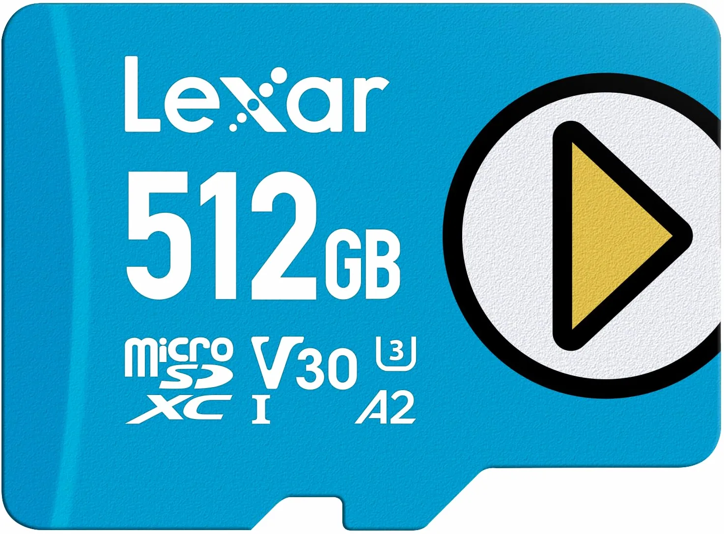 Lexar Scheda di memoria microSDXC da 512 GB, UHS-I, C10, U3, V30, A2, video 4K, lettura fino a 160 MB/s, archiviazione estesa per Nintendo Switch, dispositivi di gioco, smartphone, tablet