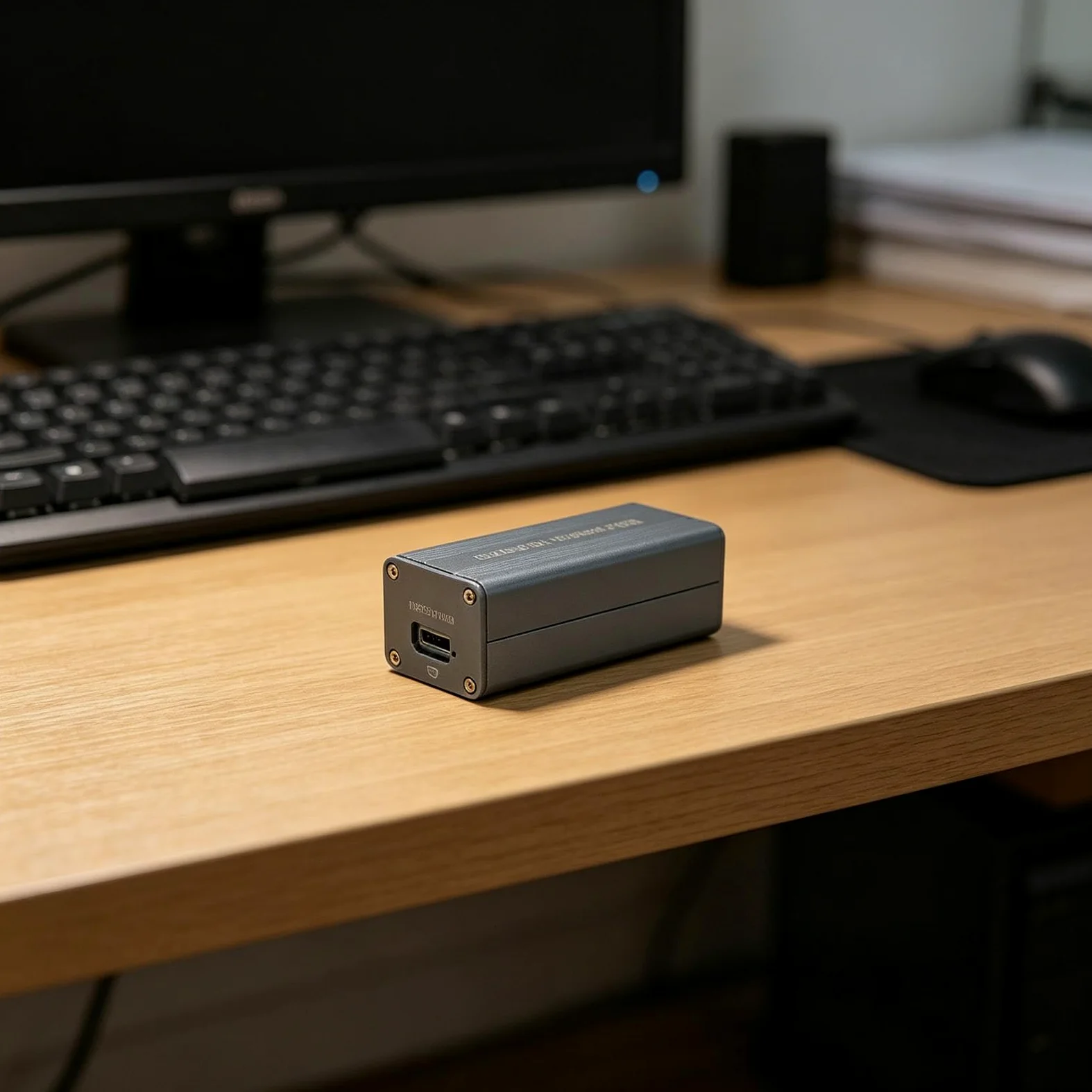 Adattatore LAN esterno con connessione USB C, dongle Ethernet in metallo per computer desktop e laptop, dimensioni compatte da viaggio per trasporto all ' uso Dongle Lan Ethernet per computer