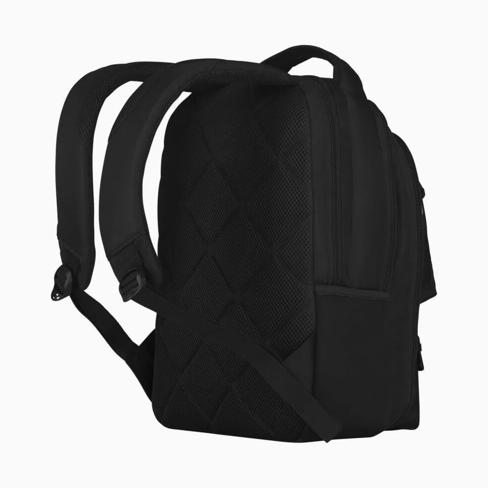 WENGER Zaino Porta PC Fuse con Tasca per Tablet fino a 10”, Notebook 15,6”, Organizer, 16 l, Uomo Donna, Ufficio Viaggi di Lavoro Università, Nero, 600630