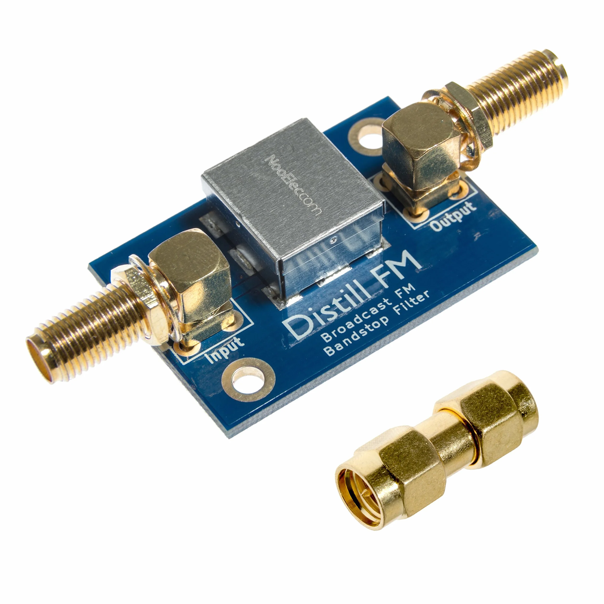 NooElec Distill:FM Barebones - Trasmetta Il Filtro FM Bandstop per Le Applicazioni SDR (Radio Definite dal Software). Filtro di Notch FM.