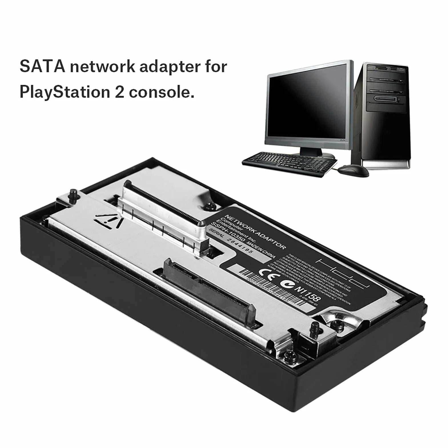 Adattatore di rete, interfaccia SATA, adattatore di rete SATA, interfaccia disco rigido, adattatore HDD per 2 senza IDE