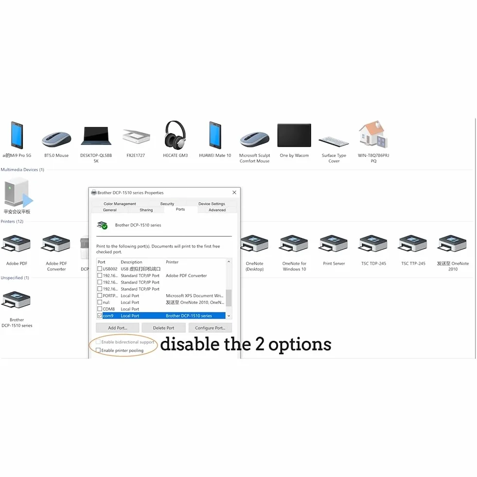 JANZU Server di stampa Bluetooth Ethernet WiFi, trasforma la stampante USB in stampante spina UE