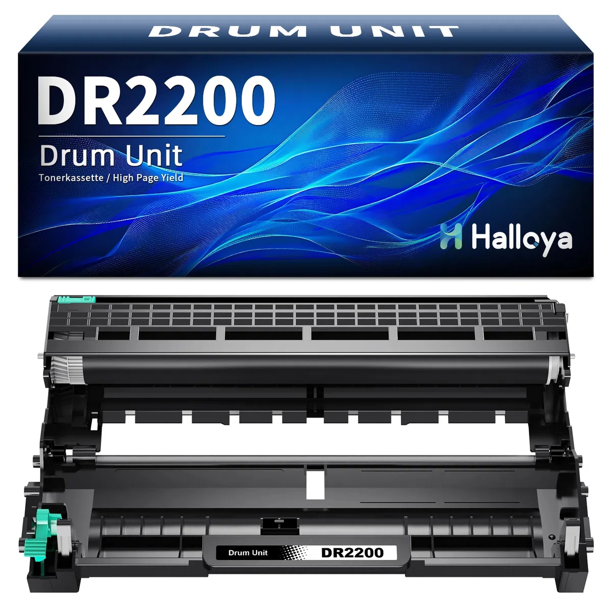 DR2200 Tamburo Compatibile per Brother DR2200 DR-2200 DR 2200 per Brother HL-2240 HL-2240D HL-2250DN HL-2270DW HL-2132 HL-2130 DCP-7060 DCP-7060D DCP-7055 DCP-7070DW (1x Tamburo)