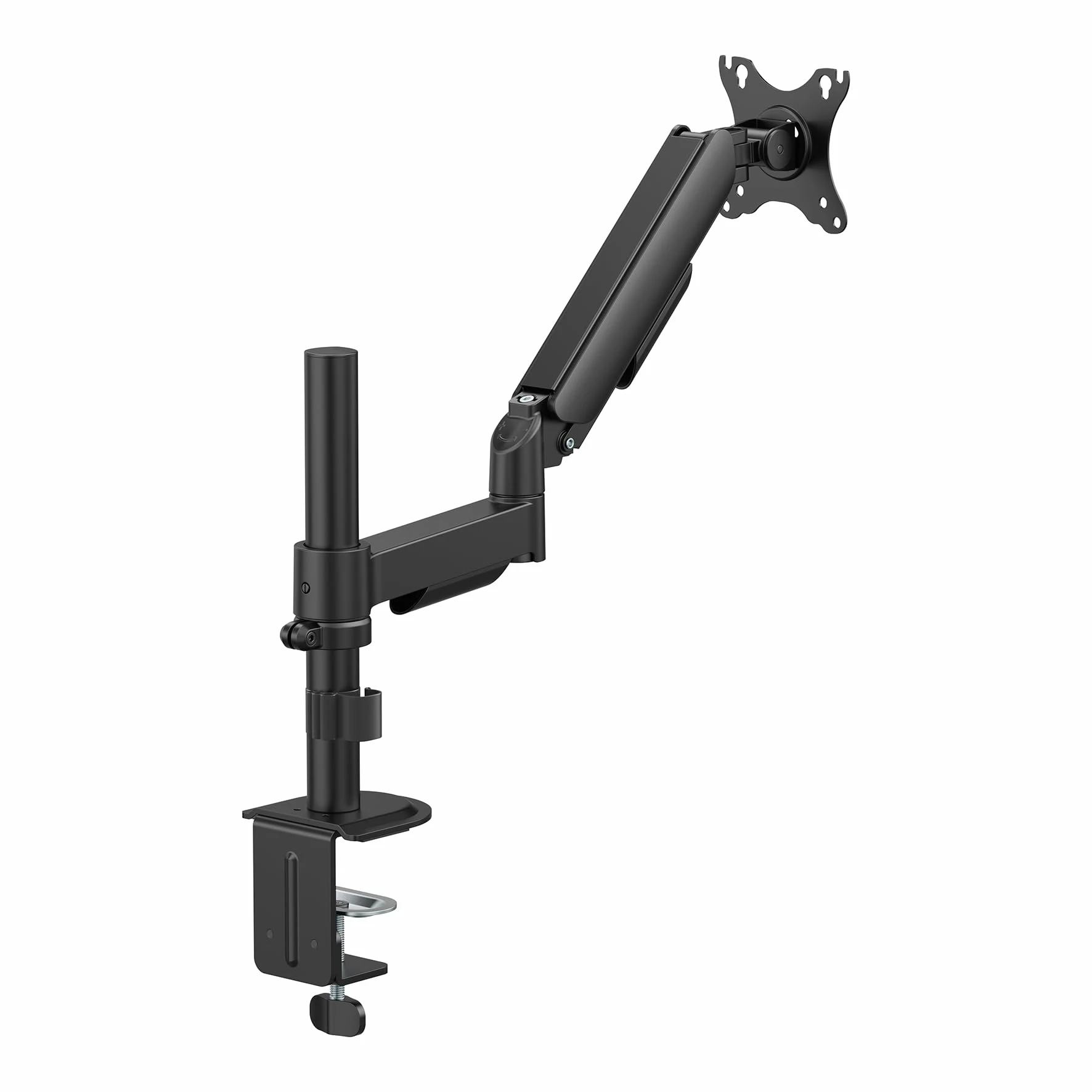 KIMEX Supporto schermo PC 1 schermo 17"-32" con asta nero 015-2703