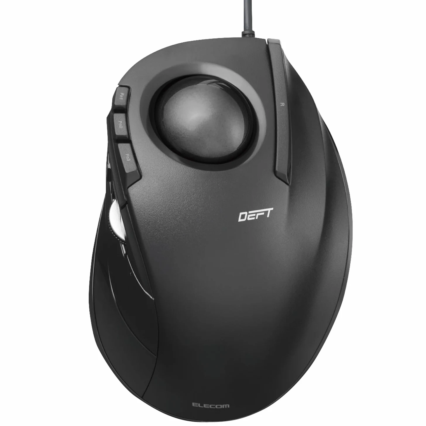 Elecom M-DT2URBK - mouse con trackball, PC/Mac, a 4 vie