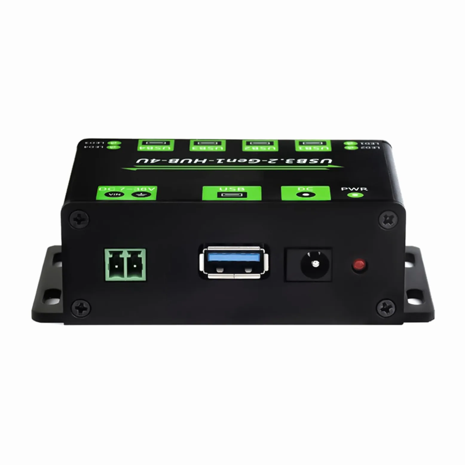 Hub USB 3.2 Gen1 a 4 porte ad alta velocità con 7 interfacce di alimentazione 36V per la ricarica stabile del dispositivo
