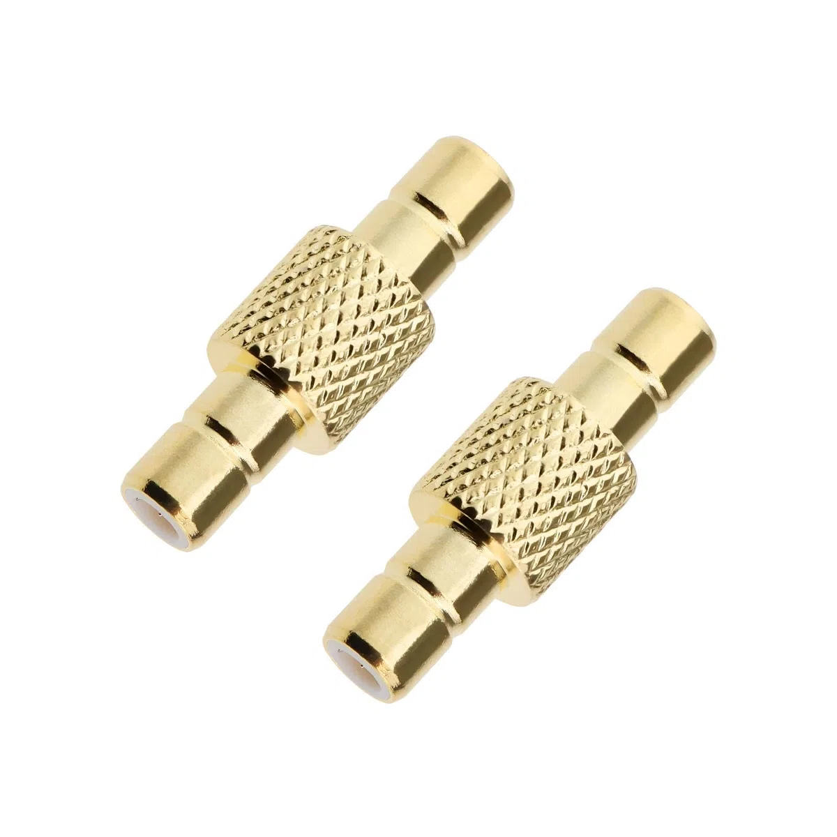 ECSiNG 2 Pezzi Adattatore Connettore SMB Maschio a Maschio SMB Dritto RF 50 Ohm Convertitore Connettore SMB Maschio a Maschio per Antenne TV Dispositivi LAN Wireless Cavo Coassiale Radio Wi-Fi