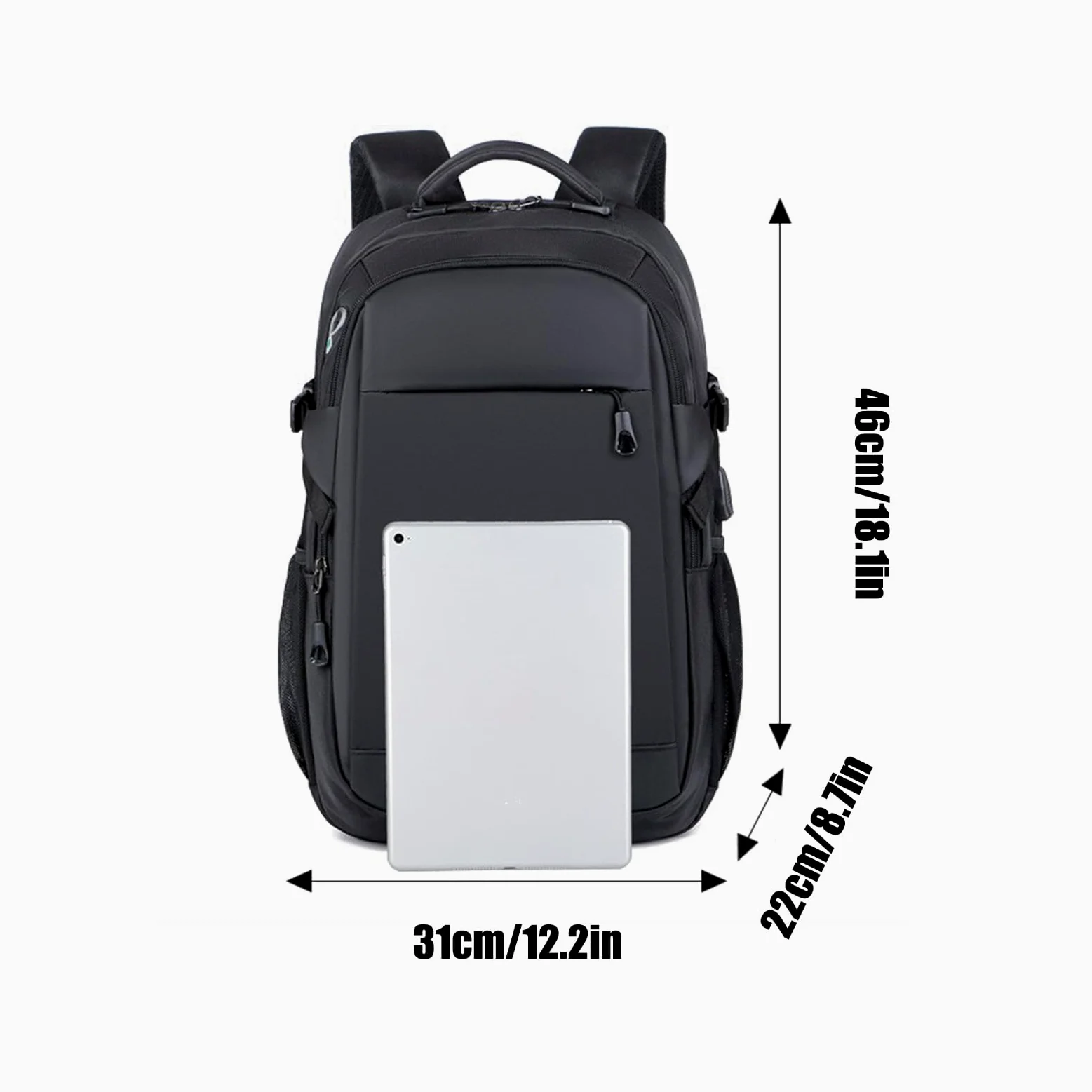 Zaino Per Computer Portatile Borsa Da Viaggio Traspirante | Zaino Universitario Traspirante Per Professionisti Business Ufficio Viaggiatori Giocatori Insegnanti Caffè Biblioteche