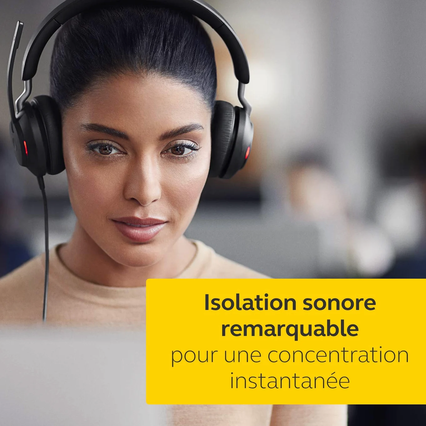 Jabra Evolve2 40 PC Headset – Noise Cancelling , USB-A, Tutte le piattaforme, Stereo, Prima edizione