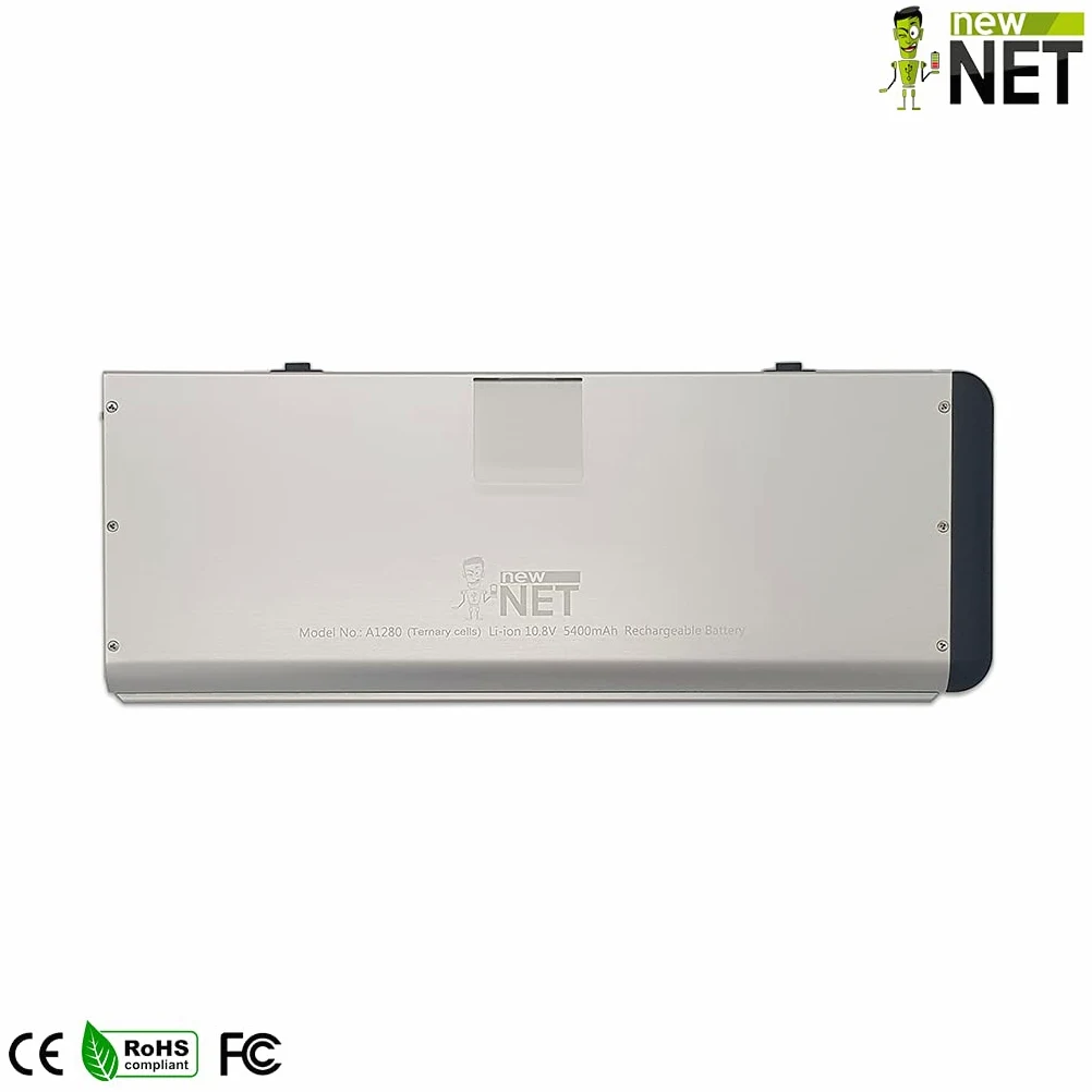 new net Batteries - Batteria [ 10.8-11.1 V - 5400 mAh - 58 Wh ] Compatibile con Mac Book 13 A1280 A1278(2008 Version)