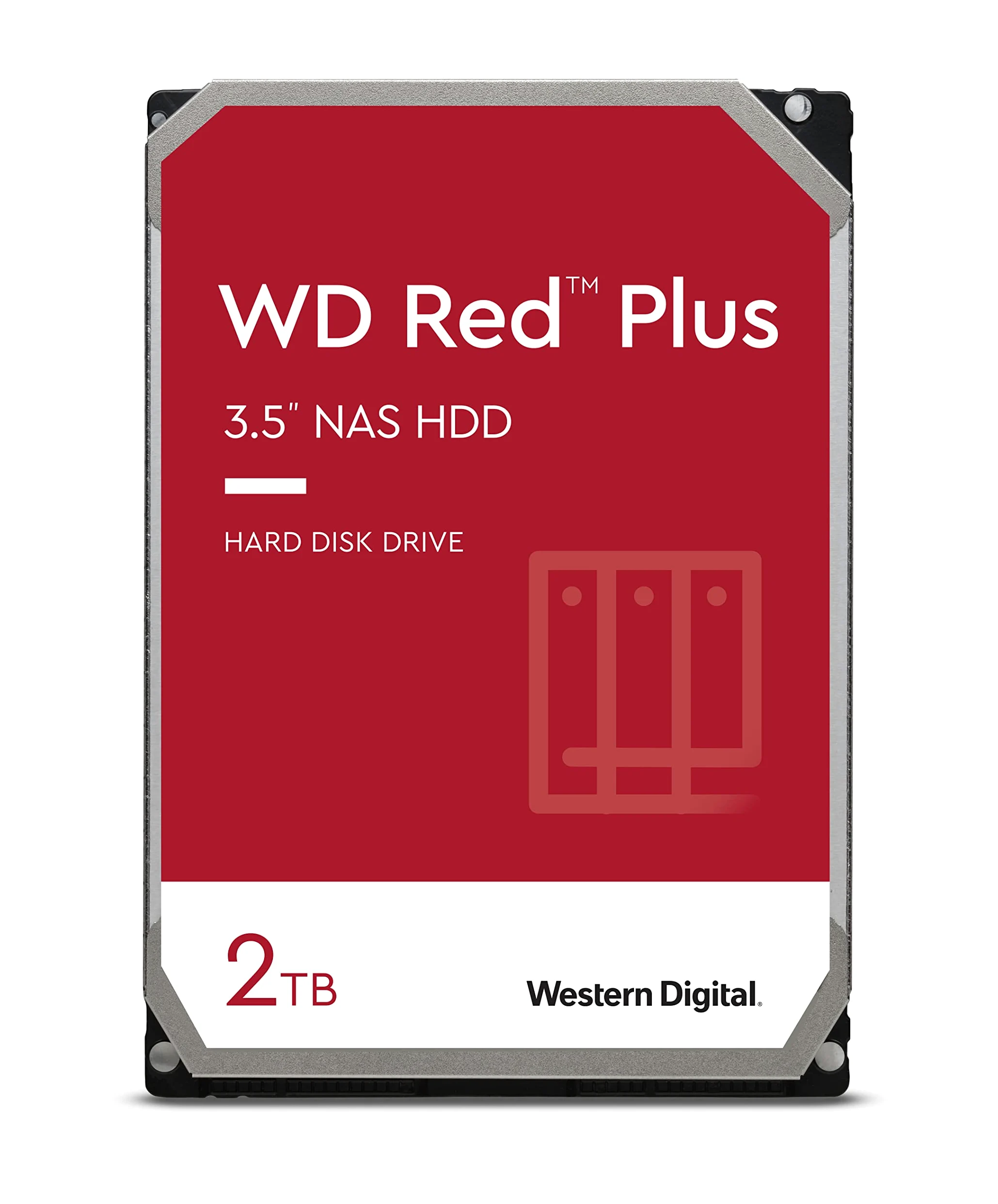 Western Digital WD Red 2 TB NAS hard disk interno 3.5", 5400 RPM Class, SATA 6 Gb/s, CMR, 64 MB Cache, WD20EFAX
