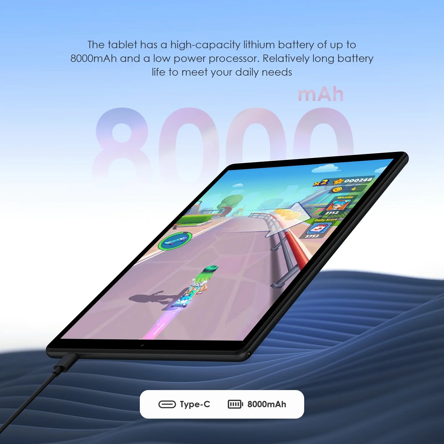 Tablet 10 pollici 4G lte e 5G WiFi, Android 15.0 Octa-Core 2.0GHz, 36GB RAM, 128GB ROM (1TB Espandibile), 1920 * 1200FHD, 13MP+8MP, Tablet con Tastiera etc, GPS/Bluetooth(Nero)