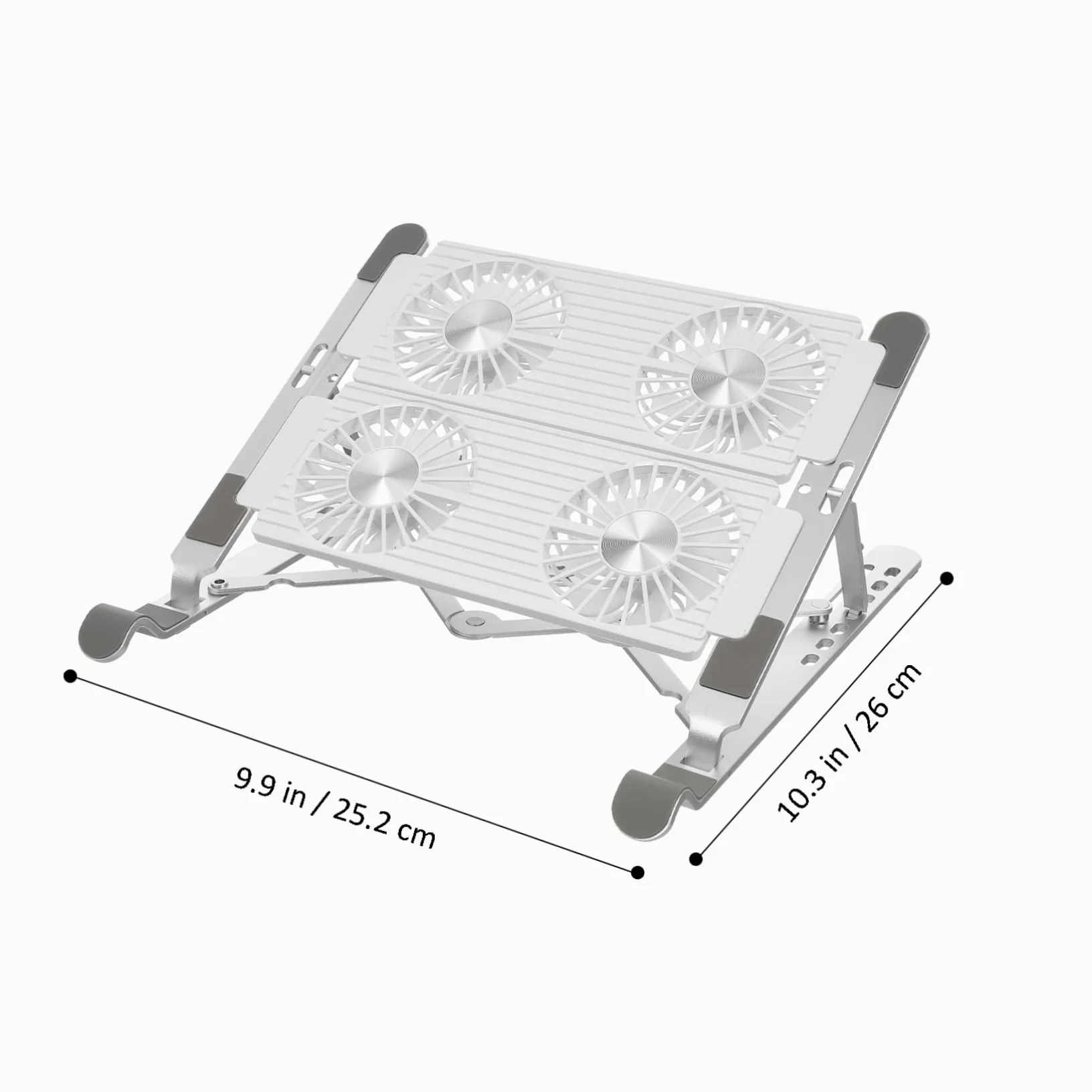 Uonlytech Supporto Ventilato Per Laptop Base Di Raffreddamento Per Computer Portatile Con Ventole Multiple Struttura Stabile e Design Ergonomico Per Uso Quotidiano