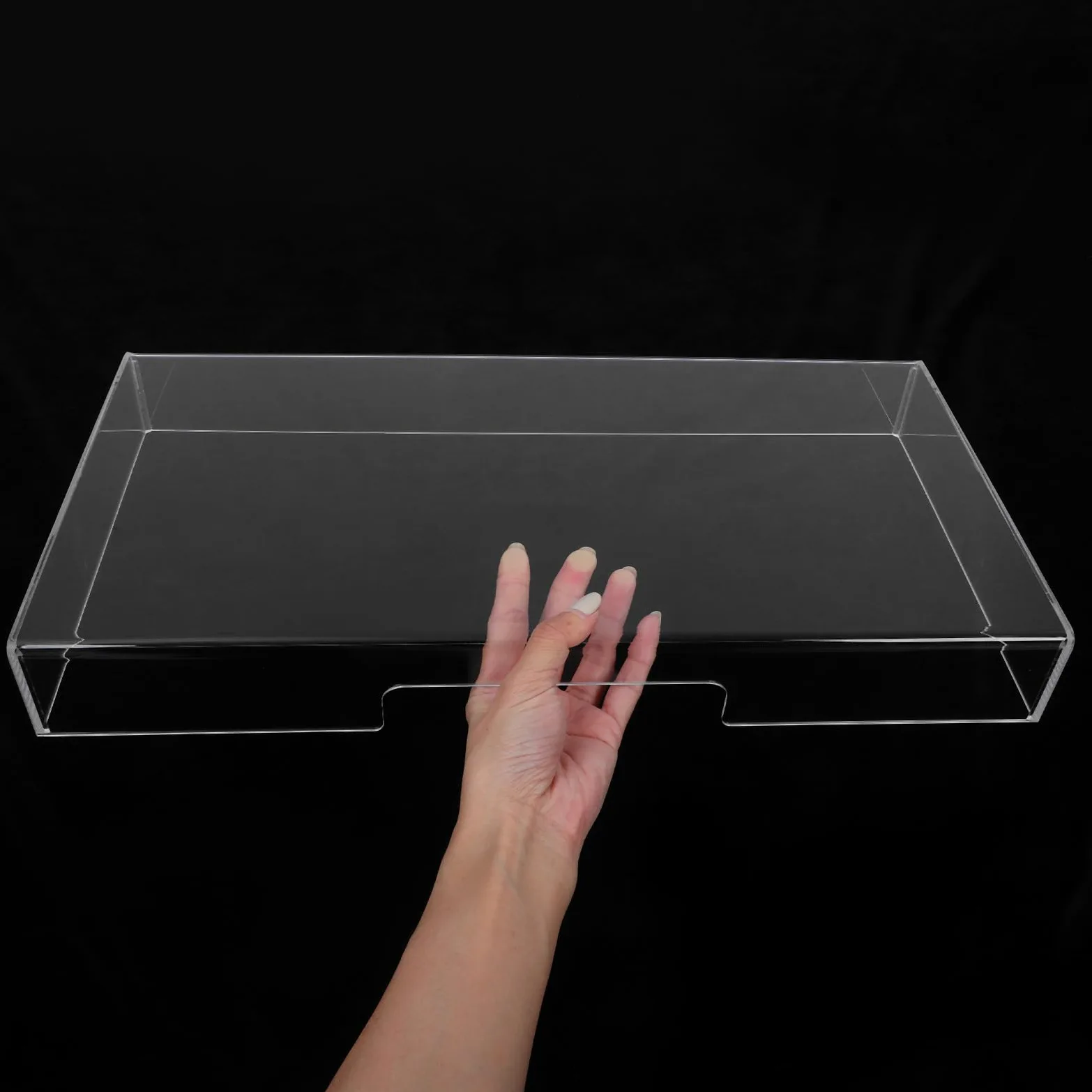 Zerodeko Protezione Trasparente per Tastiera in Acrilico, Antipolvere e Resistente All’Acqua, Copri Copertura per Tastiera Meccanica Portatile