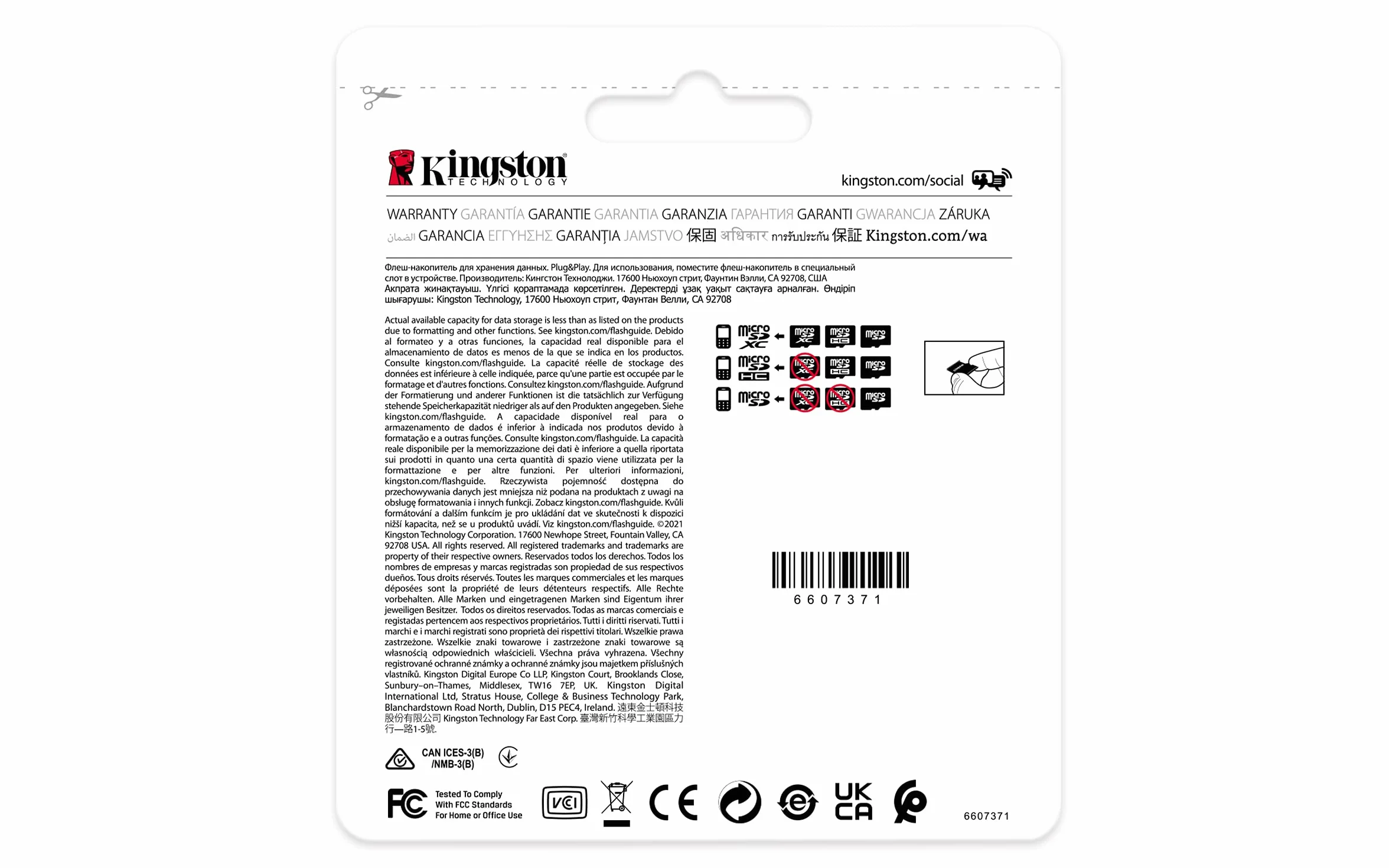 Kingston Industrial microSD -16GB microSDHC Industrial C10 A1 pSLC Scheda + Adattatore SD - SDCIT2/16GB