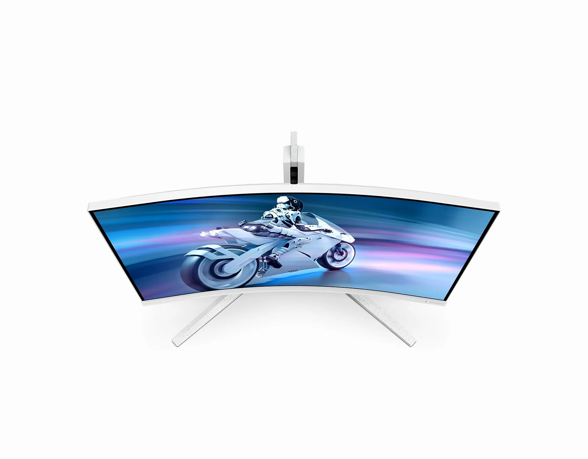 Philips Gaming Monitor 32M2C5501 31.5 pollici, Curvo, 2560x1440, WQHD, 180Hz, Fast VA Panel, 0.5ms MPRT, , (HDMI2x 2.0 DP 1x 1.4) Adaptive Sync, HDR10, FreeSync, Bianco
