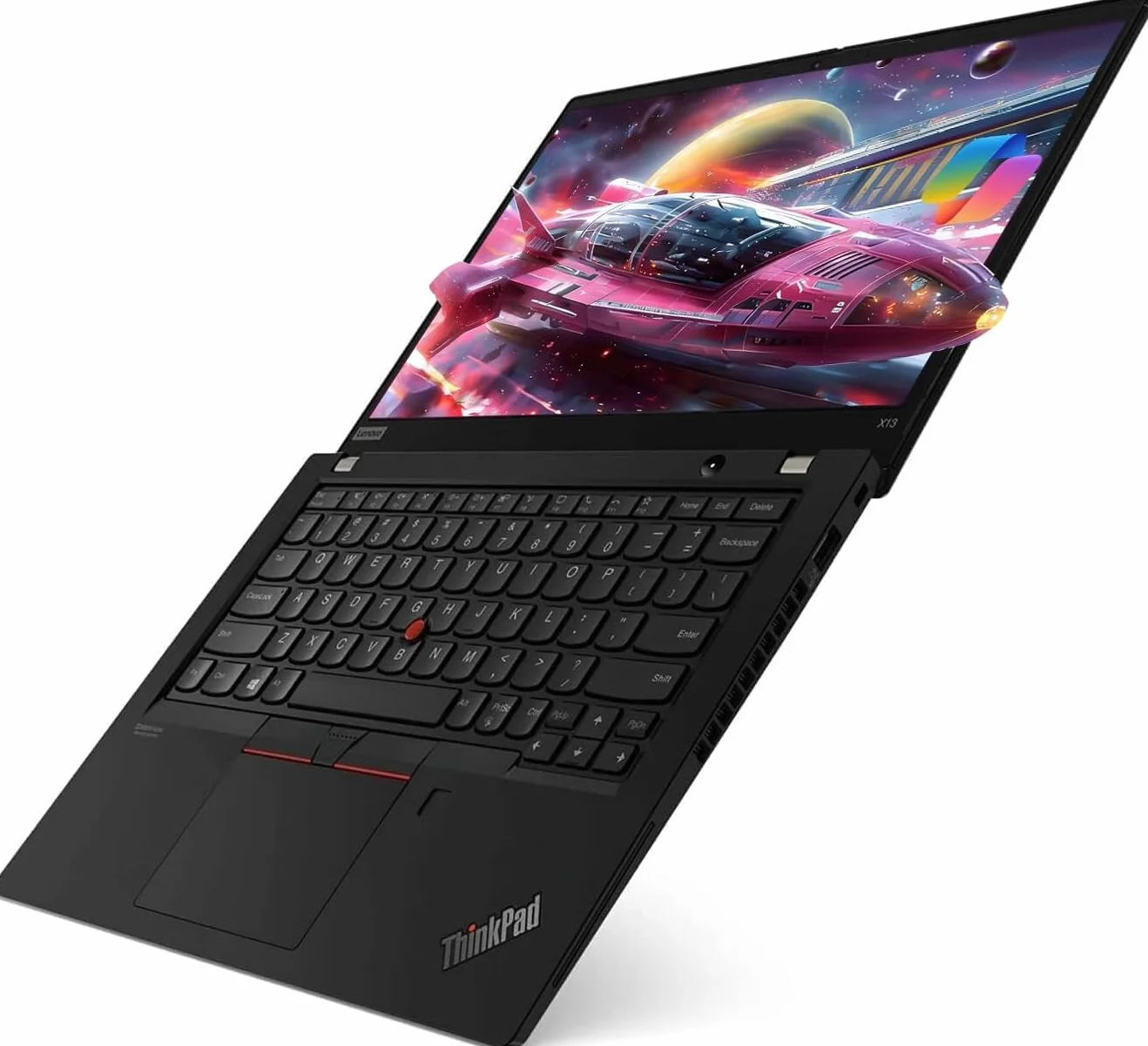 Lenovo ThinkPad X13 Gen 1 Business Laptop, 13.3 Inch FHD Notebook, Intel Core i7-10510U, 8GB RAM, 512GB SSD, US QWERTY Keyboard, Windows 11 Pro (ricondizionato)