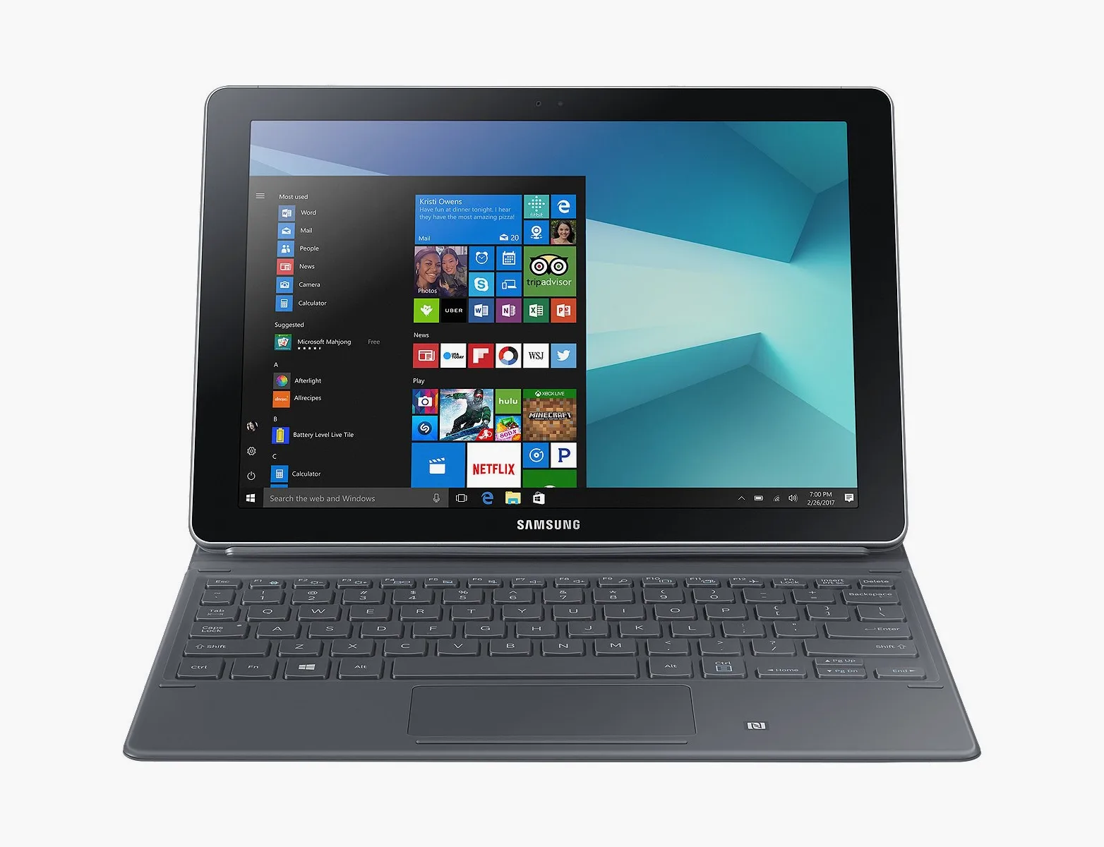 Samsung Galaxy Book Tablet Black, Display da 10.6, 64 GB Espandibili, LTE, Nero [Versione Italiana]