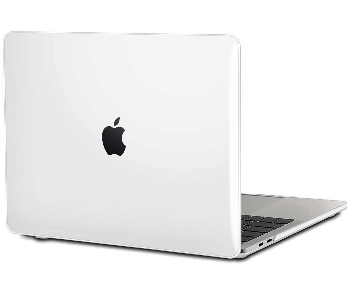 TECOOL Cover compatibile con MacBook Pro 16 Pollici 2020 2019 (A2141) con Touch Bar, Custodia Rigida Protettiva Sottile in Plastica Superficie Liscia, Cristallo Trasparente