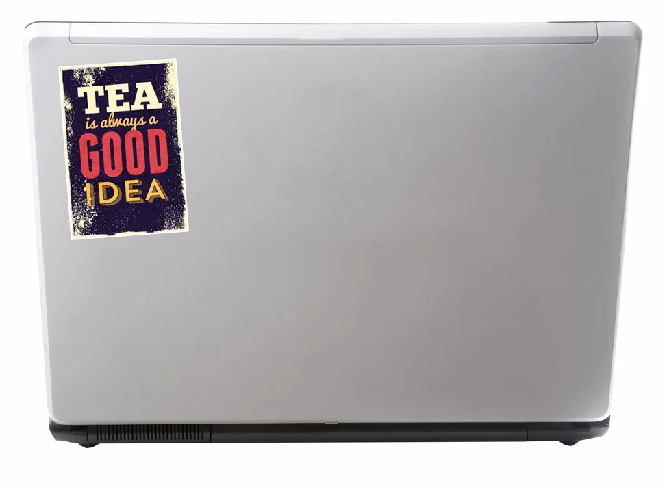 2 x 30cm/300mm Tea è sempre una buona idea Adesivi vinilici British #7520