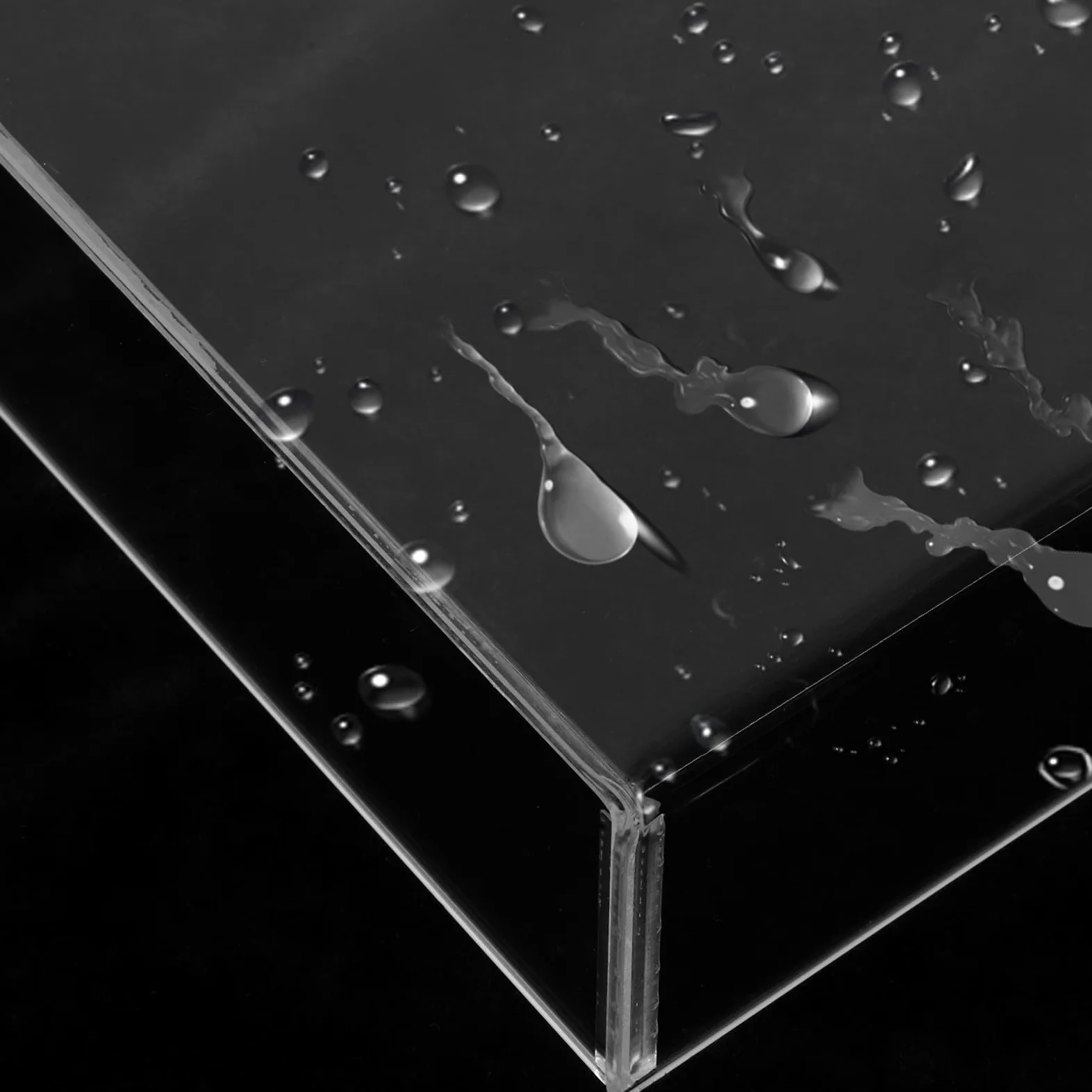 Zerodeko Protezione Trasparente per Tastiera in Acrilico, Antipolvere e Resistente All’Acqua, Copri Copertura per Tastiera Meccanica Portatile