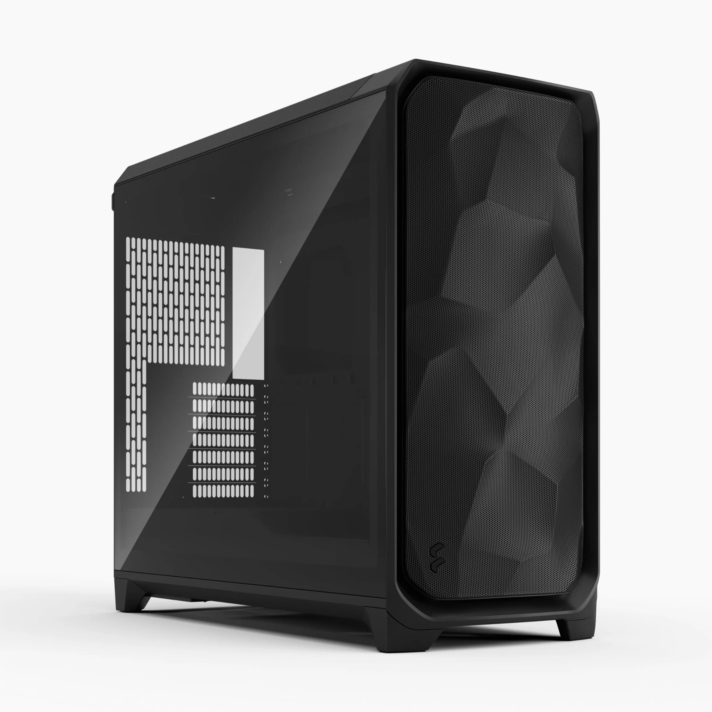 Fractal Design Meshify 3 XL Nero Vetro Temperato Tozzo - Case Gaming con Alta Ventilazione, Pannello Frontale a Rete, Ventole LCP, Compatibile con Radiatori Grandi