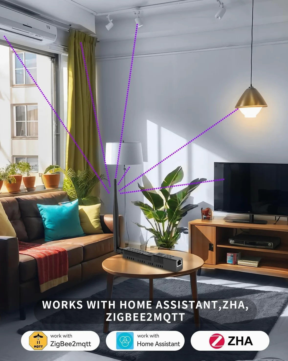 SMLIGHT SLZB-06 MG26U (modello 2026) Zigbee 3.0 a Ethernet, USB e coordinatore gateway WiFi con PoE, gateway universale per assistente domestico/Zigbee2MQTT/ZHA, adattatore USB wireless Zigbee 3.0