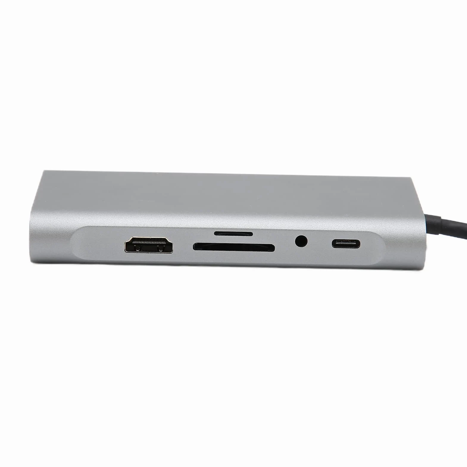 Dock di Espansione Portatile 11 in 1 in Lega di Alluminio per Computer di Tipo C con velocità di Trasferimento Elevata per Viaggiatori D'affari
