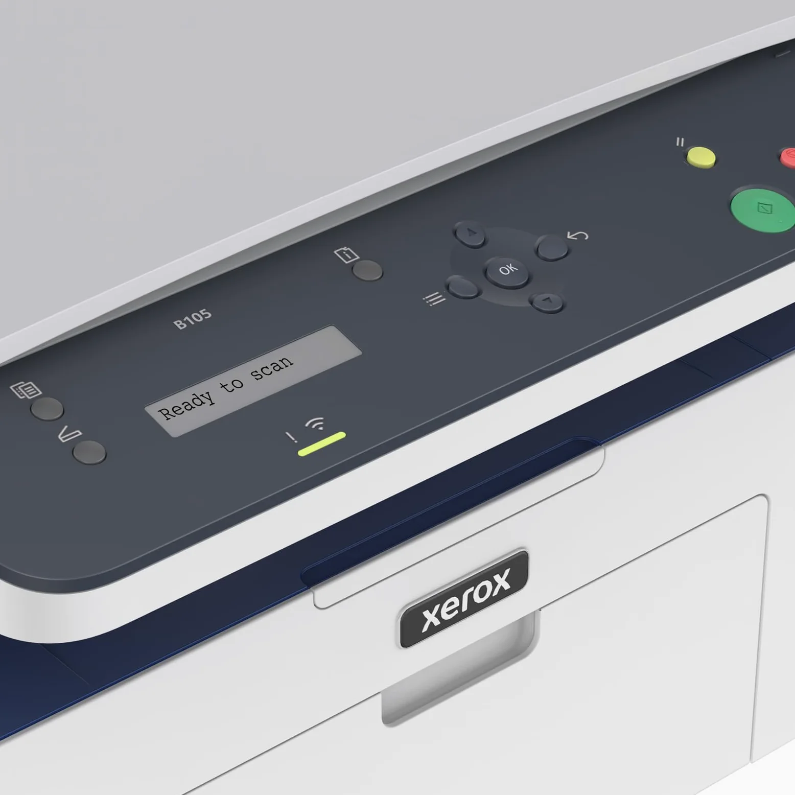 Xerox B105 Stampante Multifunzione Wireless – Laser monocromatica compatta All-in-One, stampa/scansione/copia, A4, ideale per scrivania in home office e piccoli team, compatibile mobili, Wi-Fi, EU