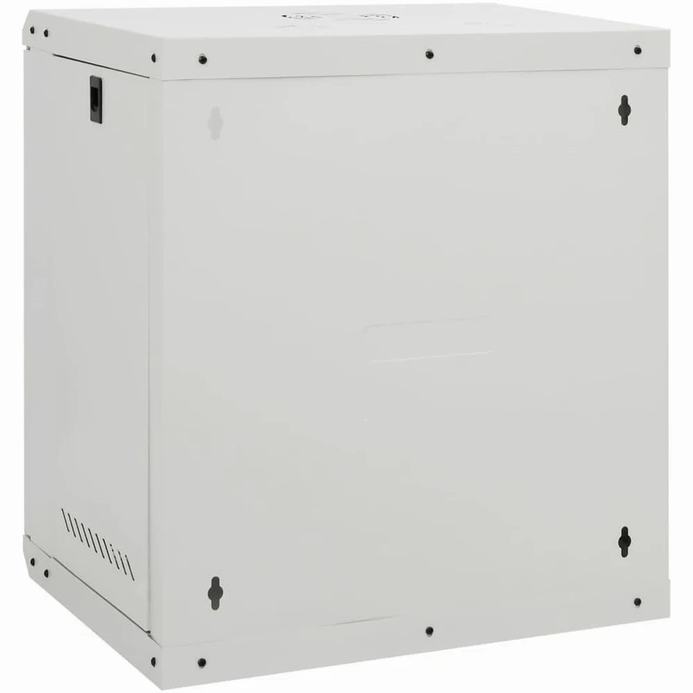 Generico Armadietto di Rete a Parete 12U da 19" IP20 53x40x60 cm,Accessori per Componenti per Computer,Dispositivi archiviazione,Sistemi di archiviazione di Rete,Grey,11.1 kg,30263