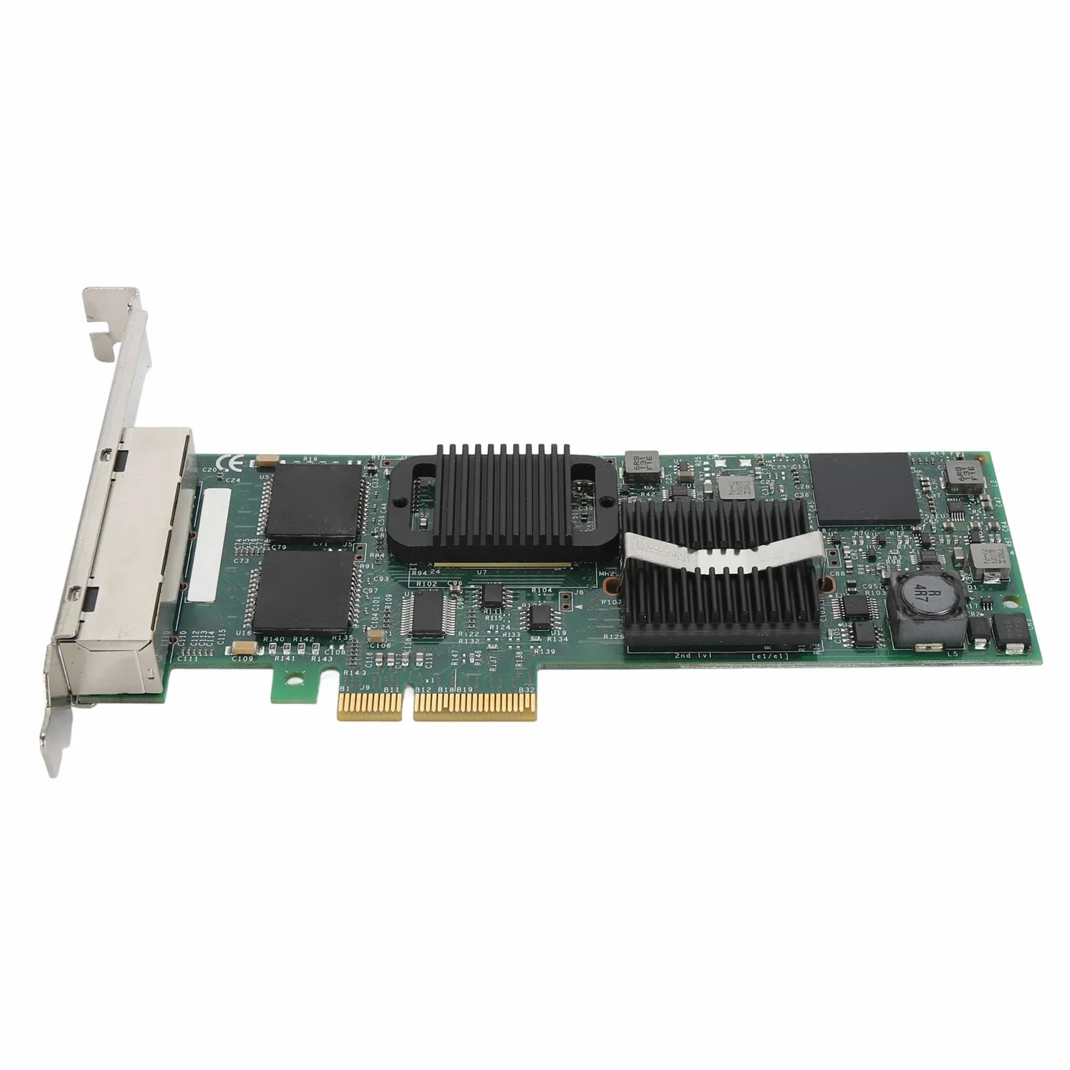 Hidyliu Scheda di Rete PCIe Gigabit Adattatore Professionale a 4 Porte RJ45 per Prestazioni del Server Migliorate e Installazione Semplice