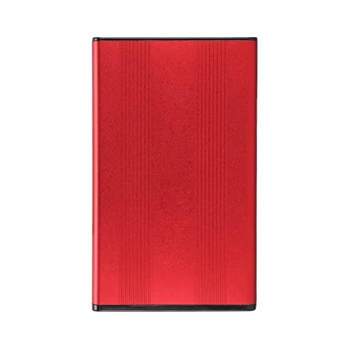 Case esterno portatile per hard disk, HDD e SSD con interfaccia USB 3.0, 2,5 pollici, 5 Gb/s, 2 TB, antistatico, per nero, argento, blu e rosso