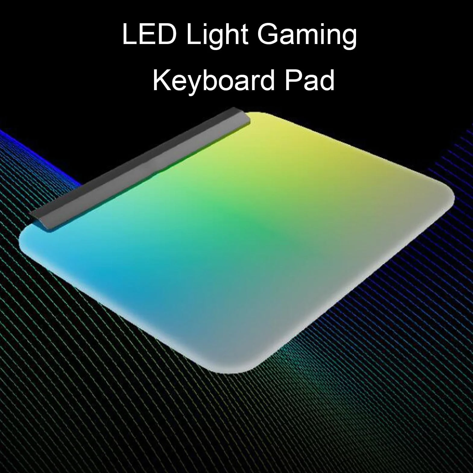 Lazmin112 Matro Mouse Illuminato, Pad Mouse Gioco RGB Completamente Illuminato, modalità Illuminazione Versatile, Controllo Software, Cavo Alimentazione USB Staccabile,