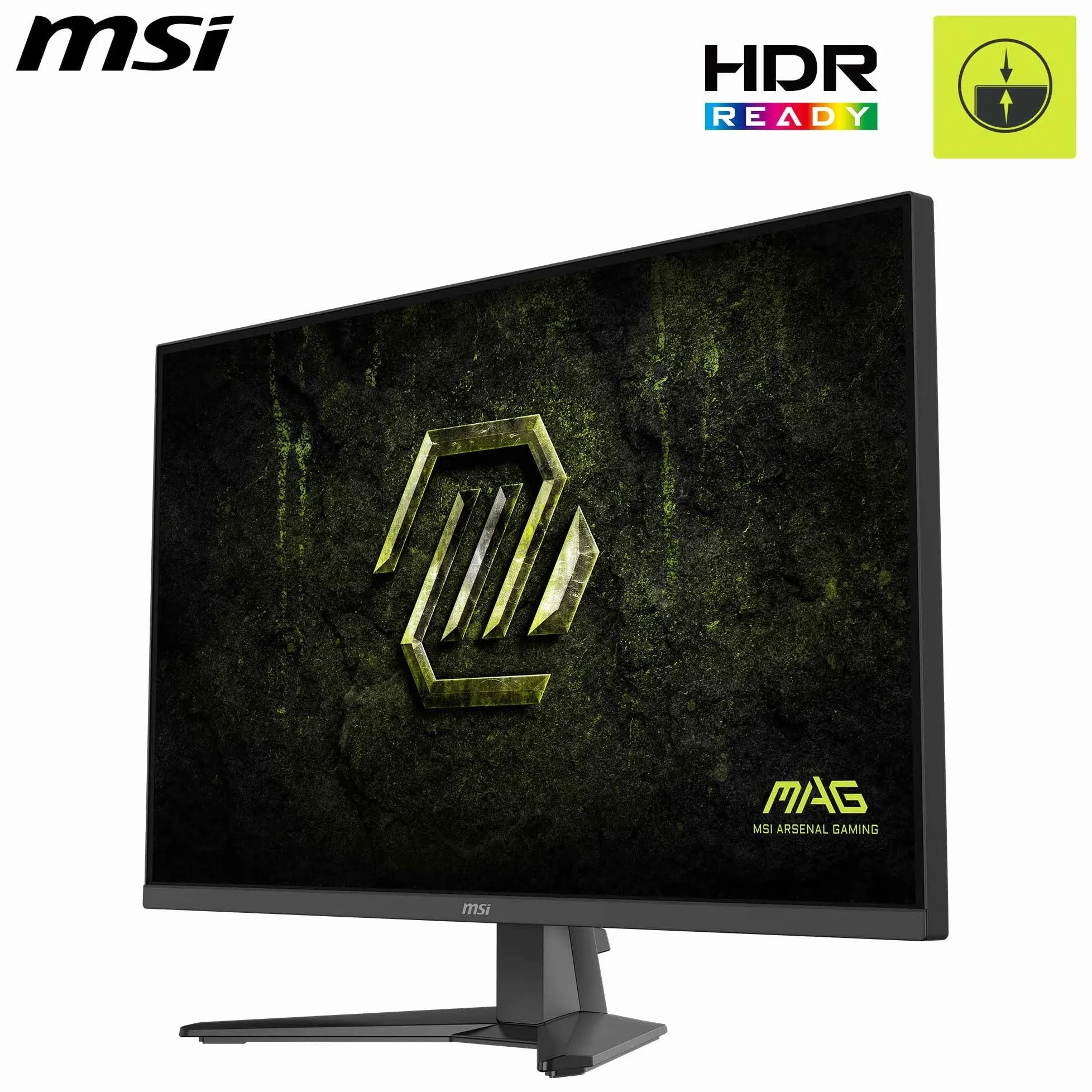 msi MAG 325QFA E18V Monitor Gaming 32" WQHD, 2560x1440 Rapid VA, 180 Hz, 0,5 ms (GtG), HDR Ready, Eye Care, HDMI 2.0b, DP 1.4a, Design Frameless, Inclinabile, VESA Mount