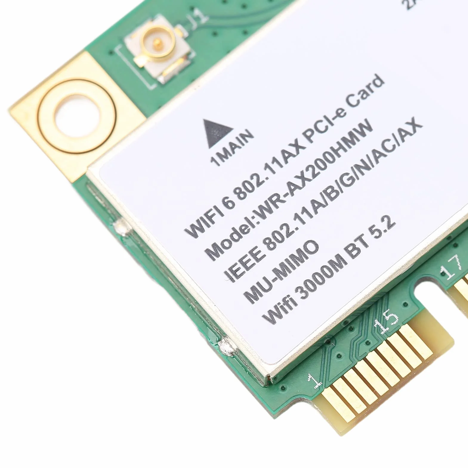 Scheda di Rete Wireless 2.4G/5G Dual Band 2974M WiFi6 MU MIMO per PC con Mini PCIE, Veloce Ed Efficiente, Supporta Notebook, Piccoli Host, Macchine Tutto in, Macchine