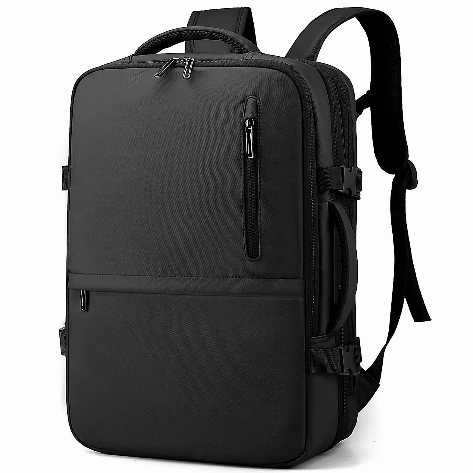 Long Keeper Zaino Viaggio Zaino per Portatile 15.6 Pollici Zaino Porta PC Impermeabile Zaino Lavoro Borse da Viaggio Cabina Uomo Donna con Porta di Ricarica USB