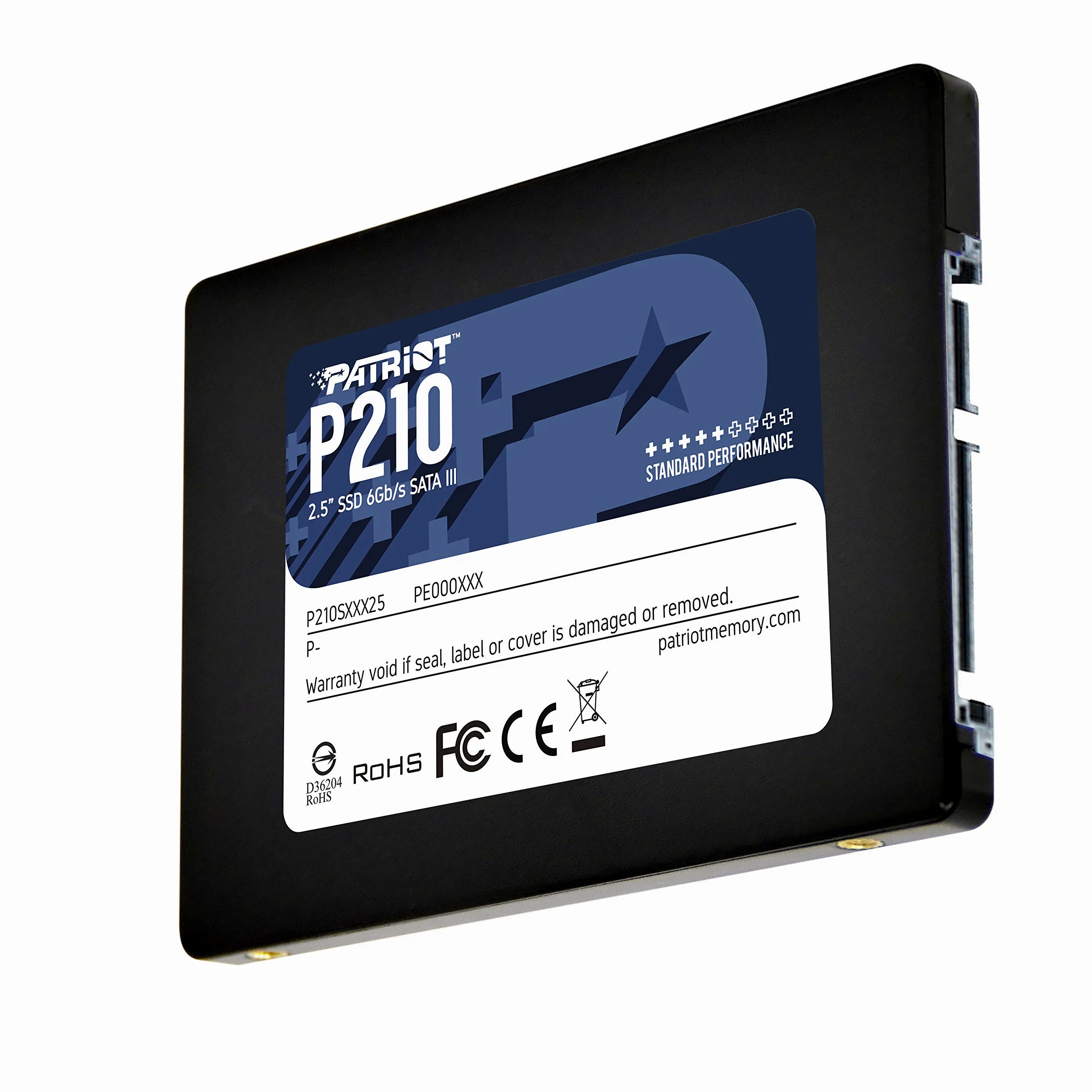 SSD Unità a Stato Solido SATA 3 6 Gbps 2.5" Interno Patriot P210 128GB