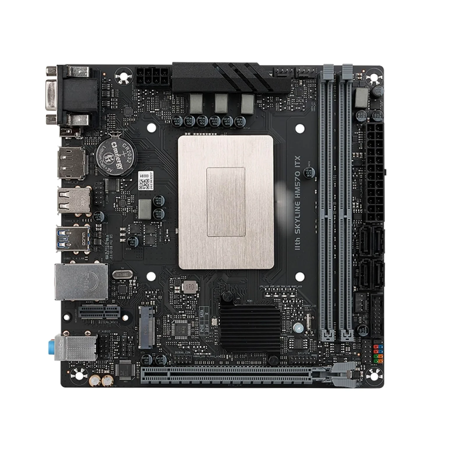 Fit for ERYING Mini ITX Gaming PC Computer Motherboard CPU Combo Kit Interposer Core i5 11500H 6C12T DDR4 RAM LGA 1700 placa Madre Motherboard