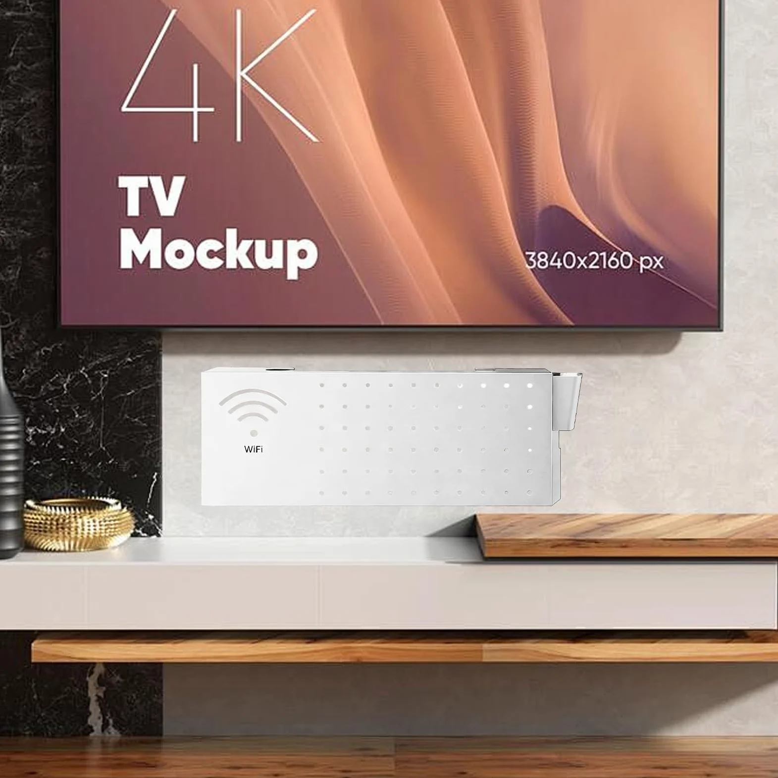 Copri Router Copertura Multifunzionale da Parete in Acciaio al Carbonio | Cabinet Per Router WiFi per Connessione Rete Presa Uscita Organizzatore Cavo Soggiorno TV Scrivania